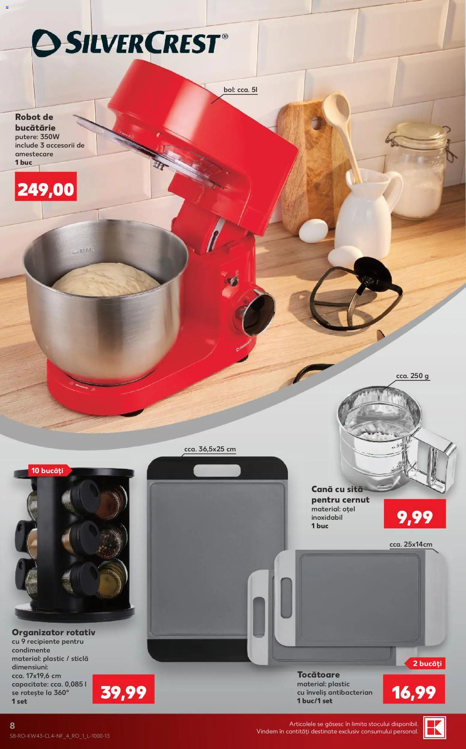 Catalog Kaufland 21 - 26 Octombrie 2026 | Pagina 8 | Produse: Bol, Bucătărie, Recipiente, Organizator