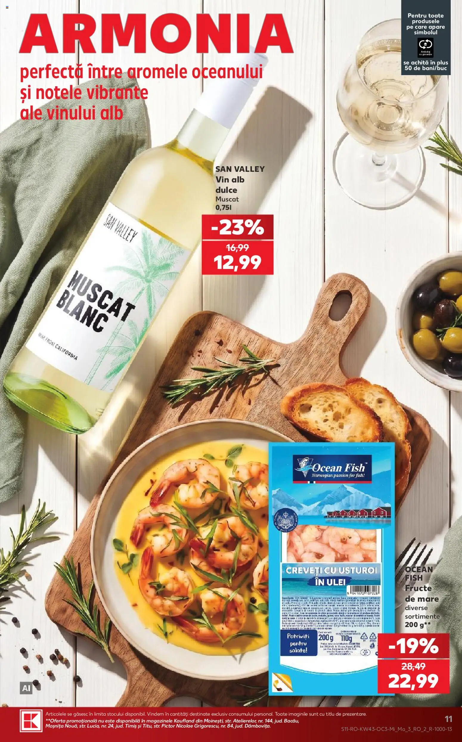 Catalog Kaufland 21 - 26 Octombrie 2026 | Pagina 11 | Produse: Vin alb, Ulei, Vin, Plus