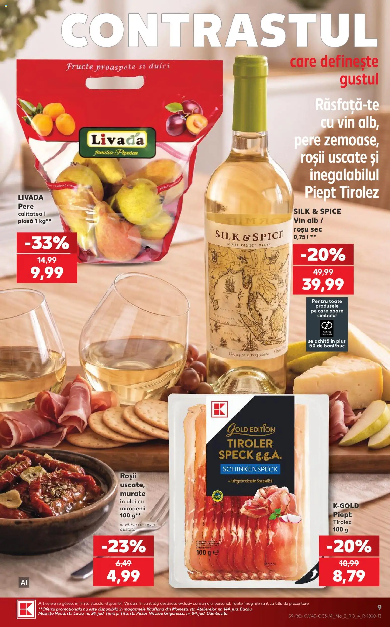 Catalog Kaufland 21 - 26 Octombrie 2026 | Pagina 9 | Produse: Vitrină, Roșii, Fructe, Plus
