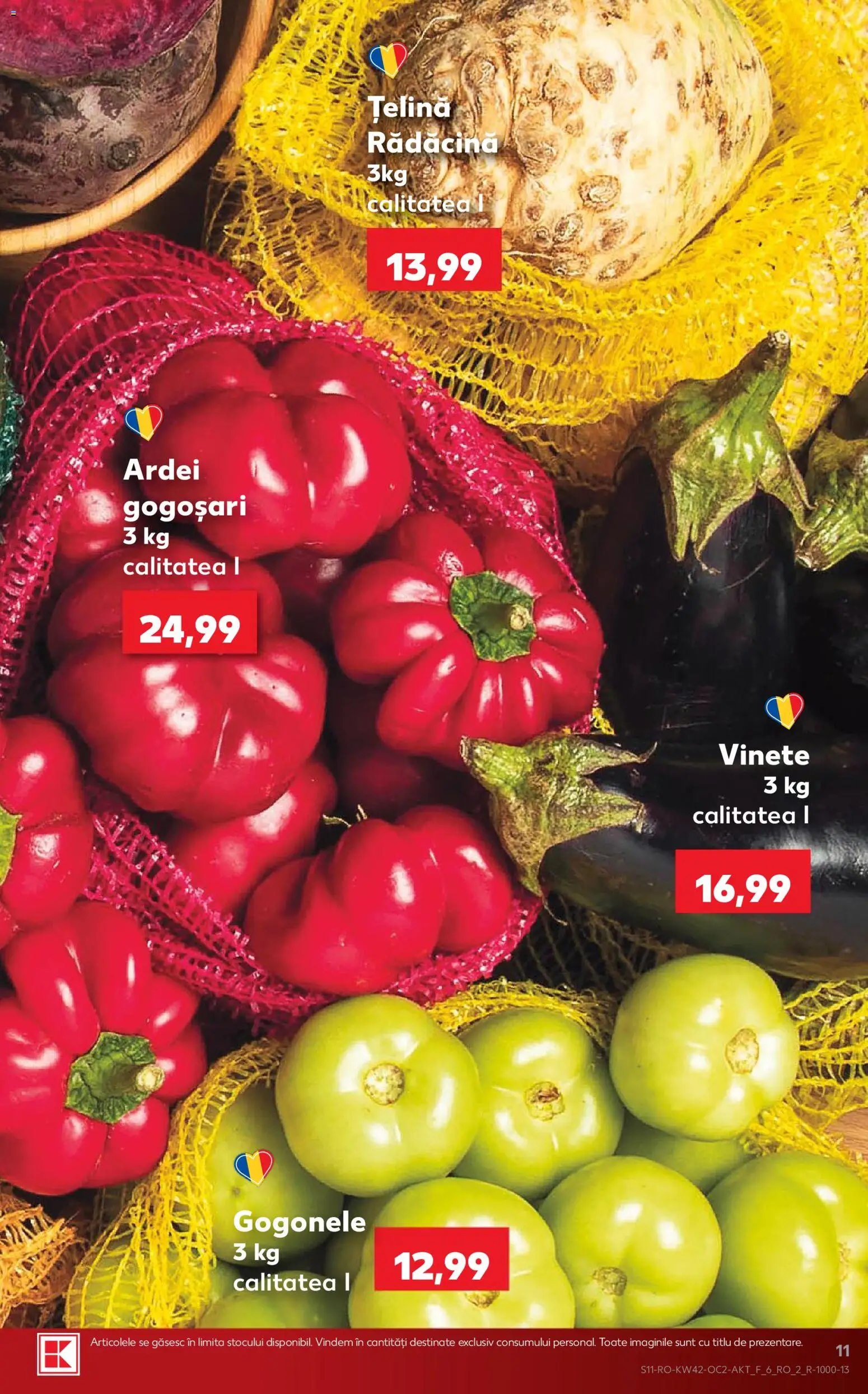 Catalog Kaufland 14 - 19 Octombrie 2026 | Pagina 11 | Produse: Țelină, Ardei