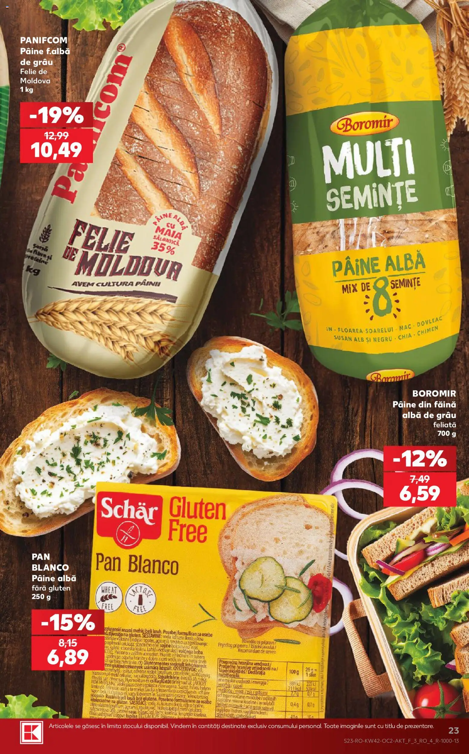 Catalog Kaufland 14 - 19 Octombrie 2026 | Pagina 23 | Produse: Dovleac, Alba, Pâine, Făină