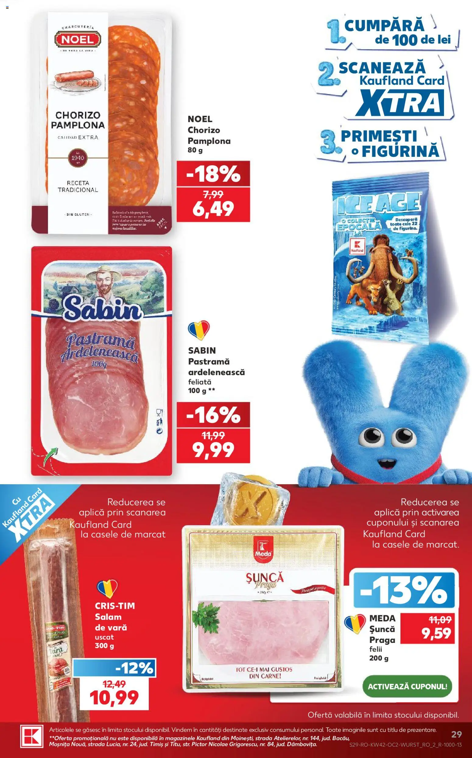 Catalog Kaufland 14 - 19 Octombrie 2026 | Pagina 29 | Produse: Aplică, Sabin, Salam, Șuncă