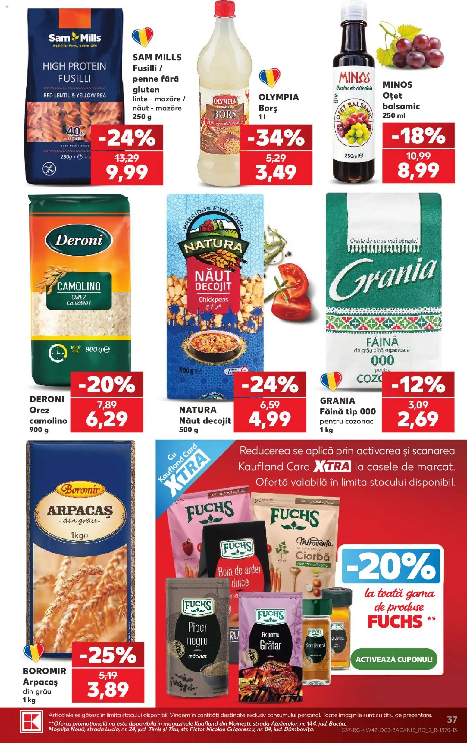Catalog Kaufland 14 - 19 Octombrie 2026 | Pagina 37 | Produse: Mazăre, Aplică, Ardei, Făină