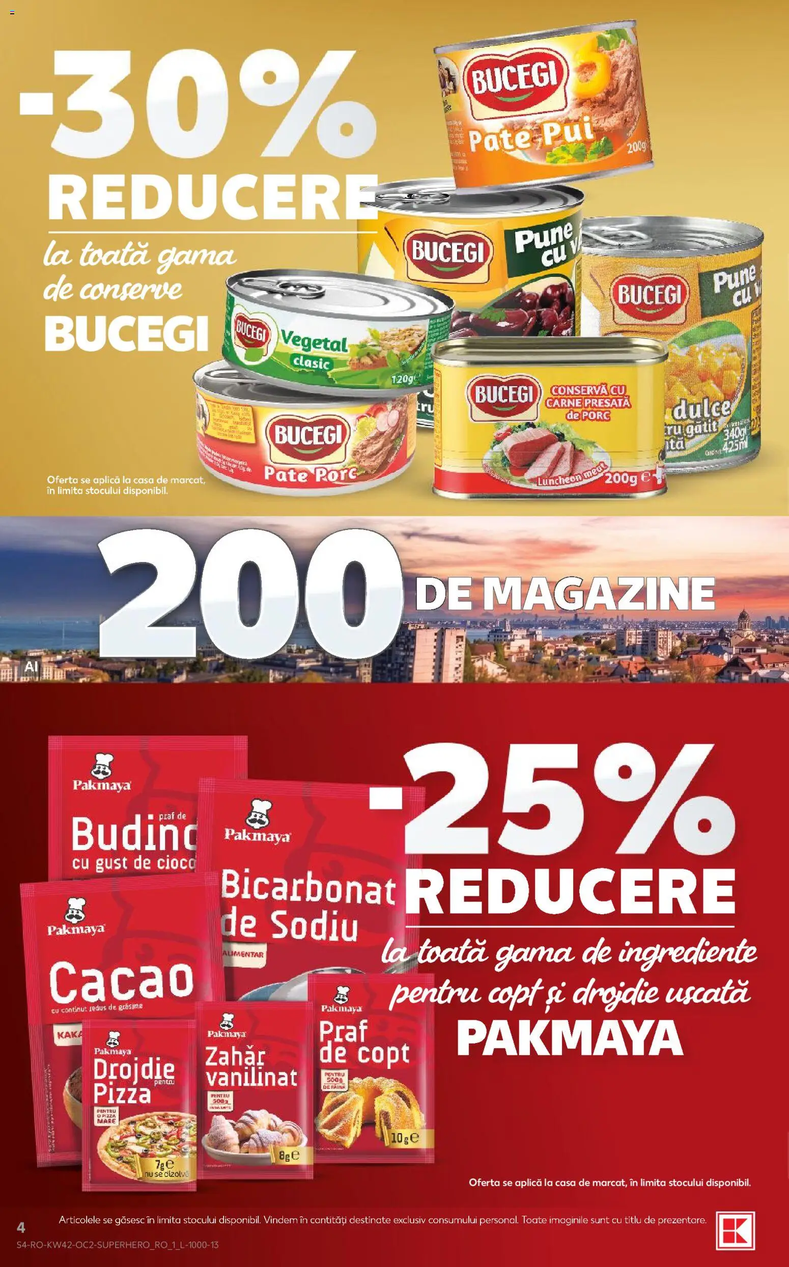 Catalog Kaufland 14 - 19 Octombrie 2026 | Pagina 4 | Produse: Aplică, Pate, Cacao, Zahăr
