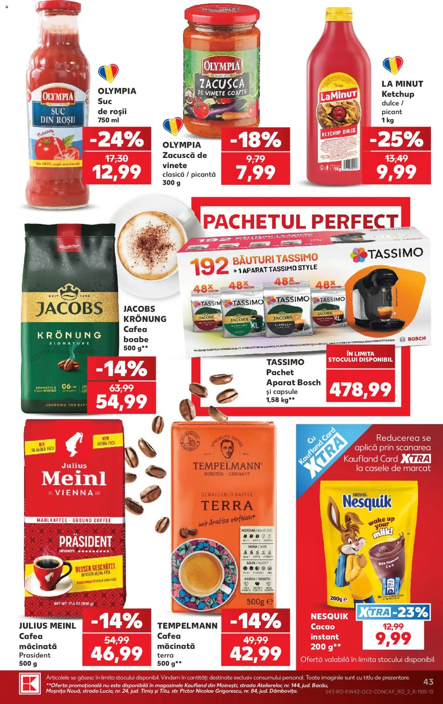 Catalog Kaufland 14 - 19 Octombrie 2026 | Pagina 43 | Produse: Style, Cafea, Ketchup, Cacao