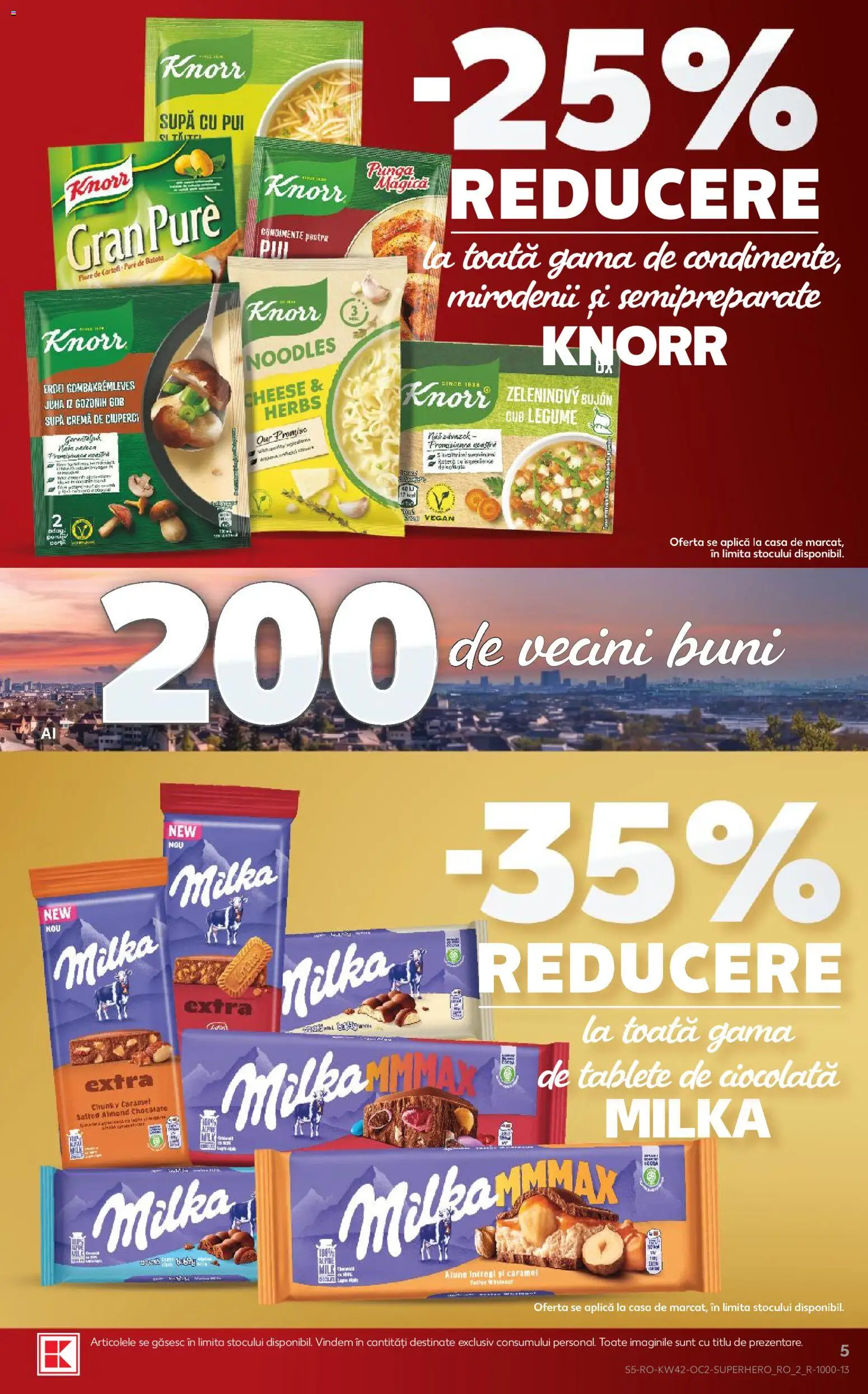 Catalog Kaufland 14 - 19 Octombrie 2026 | Pagina 5 | Produse: Ciuperci, Alune, Ciocolată, Legume