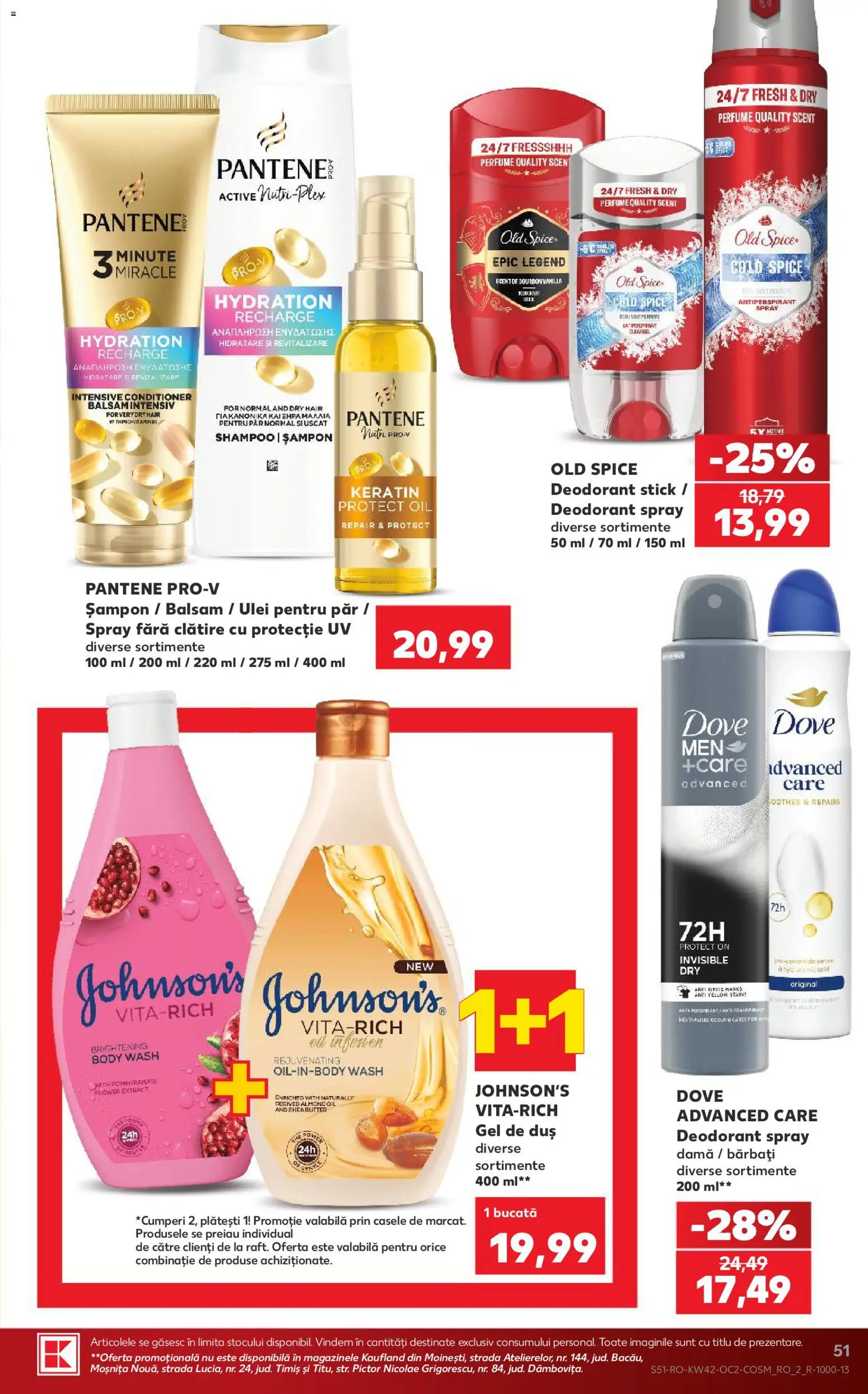 Catalog Kaufland 14 - 19 Octombrie 2026 | Pagina 51 | Produse: Serum, Active, Deodorant, Antiperspirant