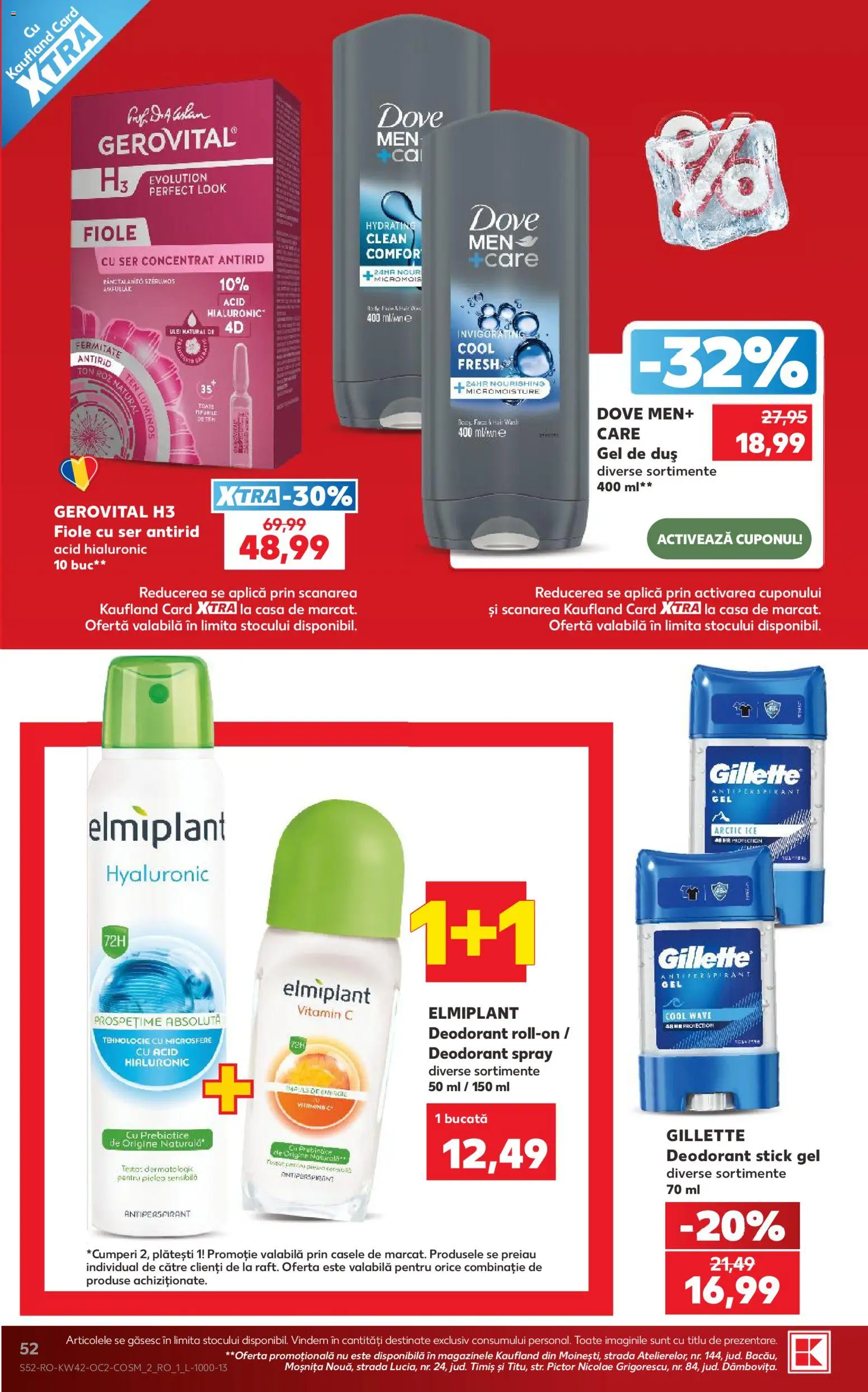 Catalog Kaufland 14 - 19 Octombrie 2026 | Pagina 52 | Produse: Aplică, Ulei, Gel de duș, Deodorant