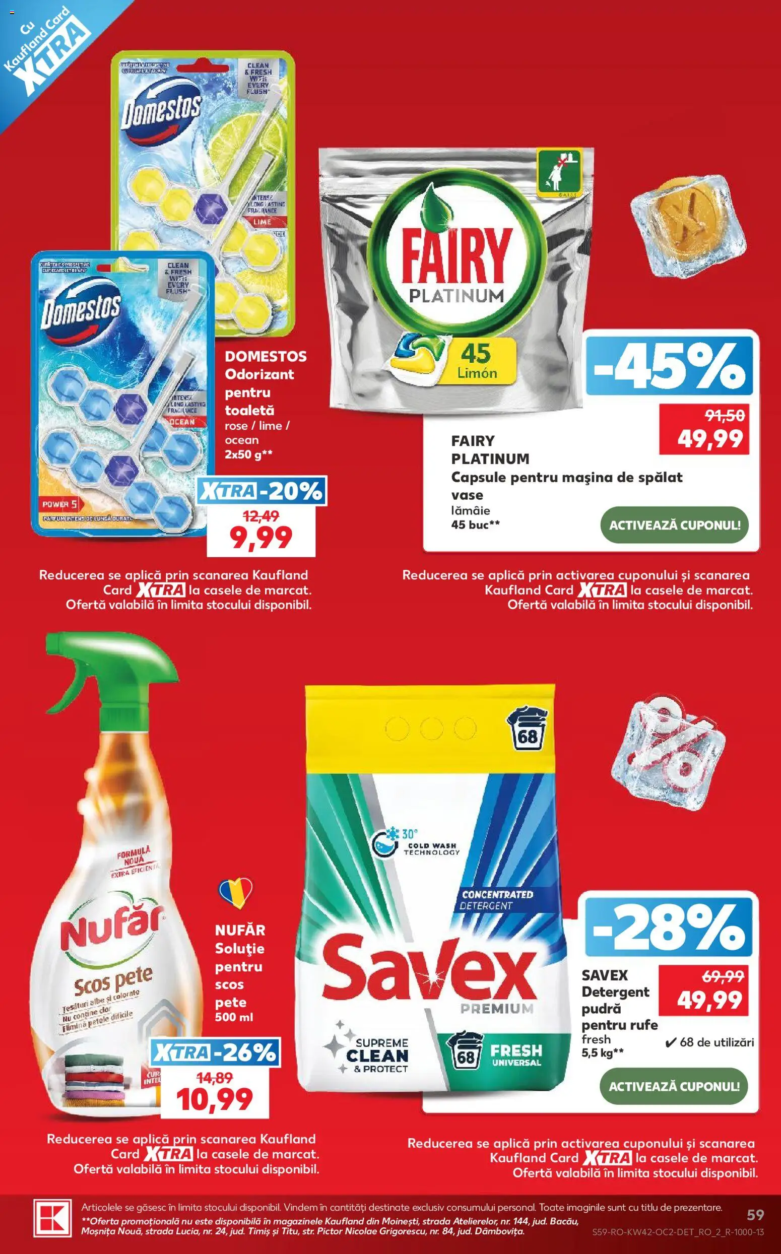 Catalog Kaufland 14 - 19 Octombrie 2026 | Pagina 59 | Produse: Mașină De Spălat, Mașină De Spălat Vase, Vase, Toaletă
