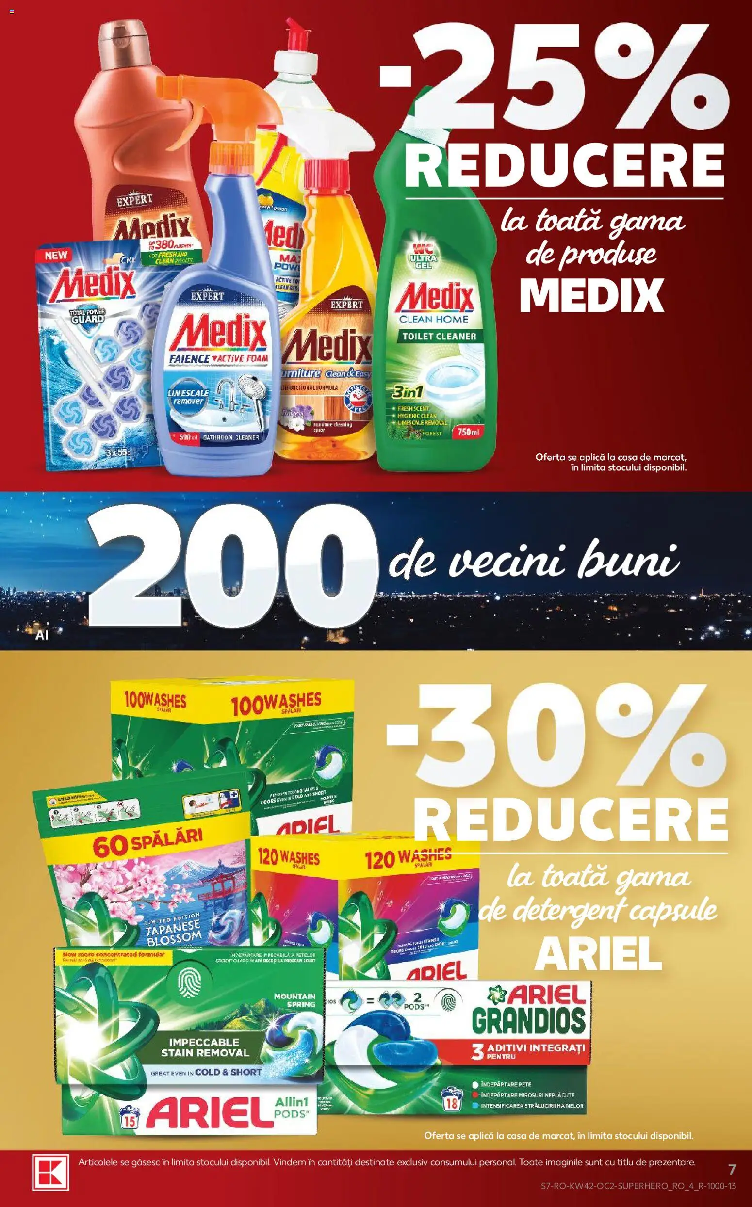 Catalog Kaufland 14 - 19 Octombrie 2026 | Pagina 7 | Produse: Clean, Aplică, Detergent Capsule, Detergent