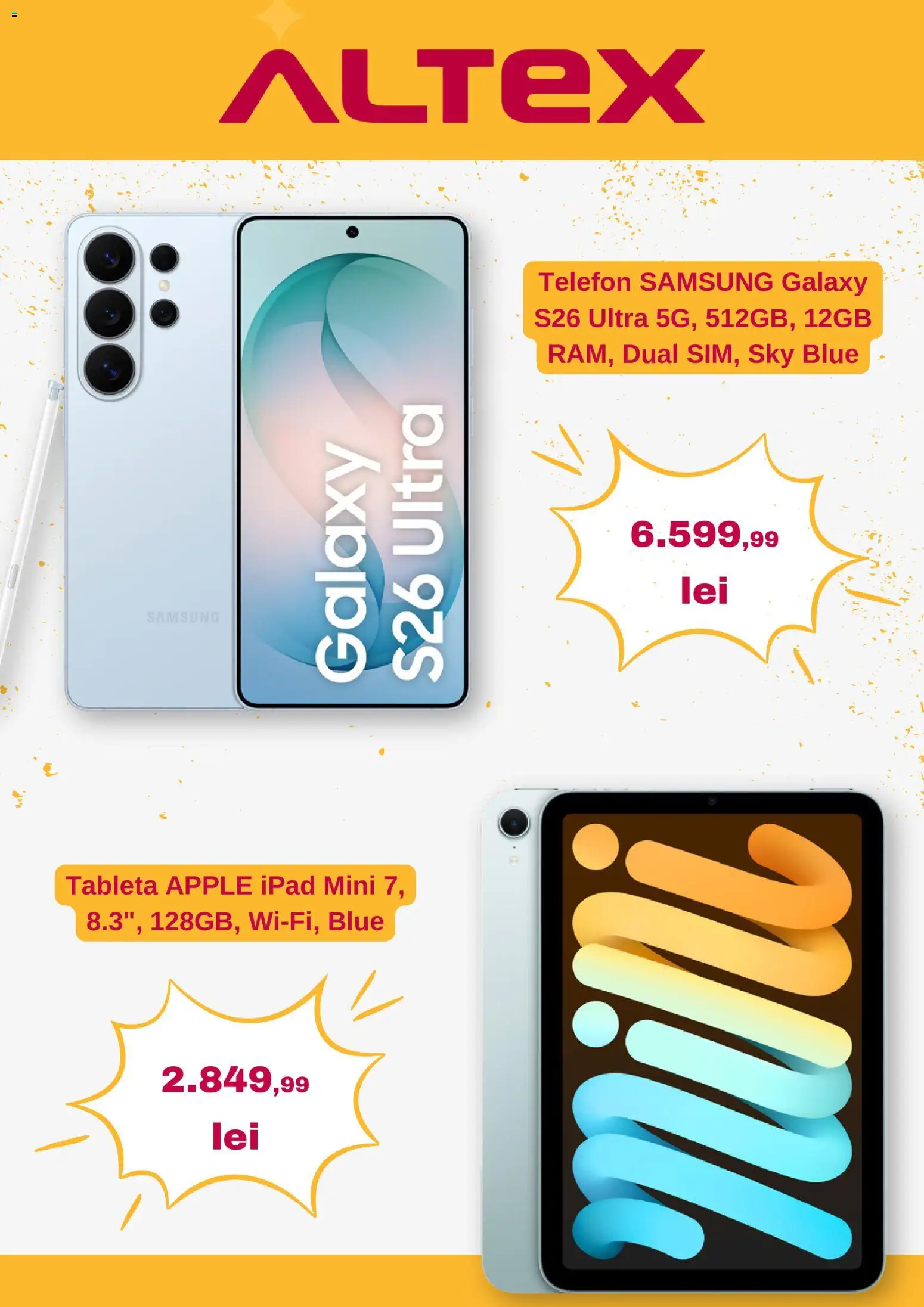 Catalog Altex 22 - 27 Octombrie 2026 | Pagina 2 | Produse: Telefon, Tabletă, Apple