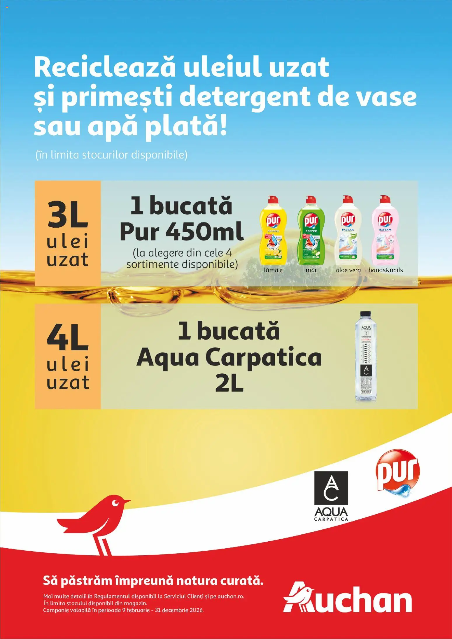 Catalog Auchan 21 Octombrie - 2 Noiembrie 2026 | Pagina 31 | Produse: Vase, Aqua Carpatica, Detergent, Power