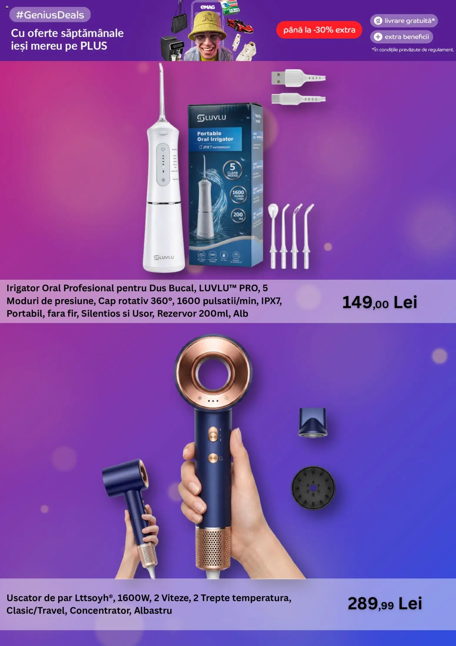Catalog eMag 20 - 25 Octombrie 2026 | Pagina 3 | Produse: Clean, Uscător, Uscător De Păr, Plus