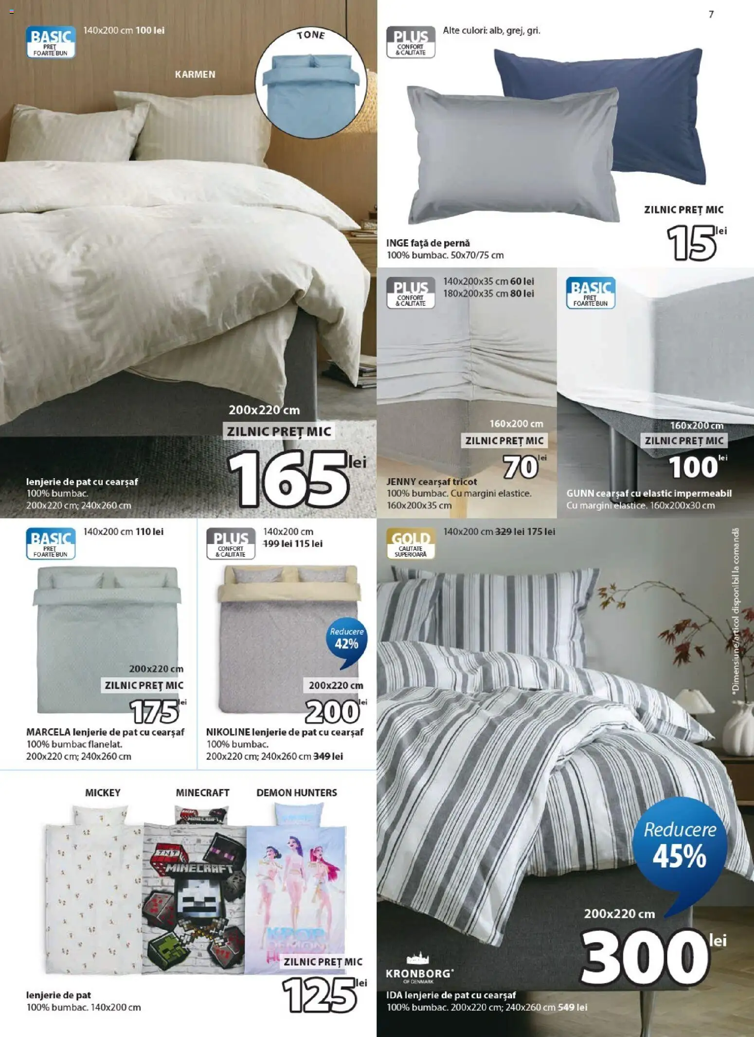 Catalog JYSK 24 Octombrie - 22 Noiembrie 2026 | Pagina 7 | Produse: Pat, Lenjerie de pat, Pernă, Față de pernă