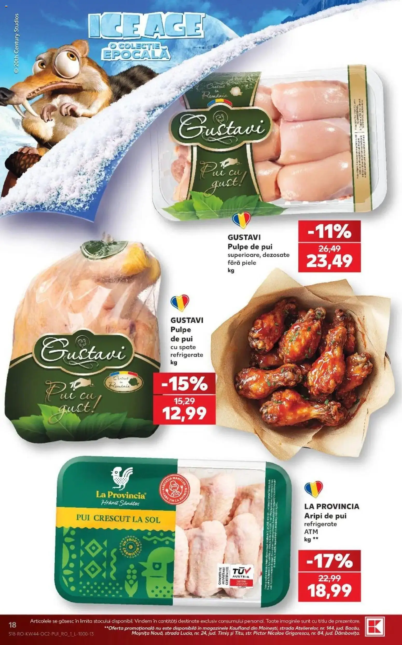 Catalog Kaufland 28 Octombrie - 2 Noiembrie 2026 | Pagina 18 | Produse: La provincia, Pui