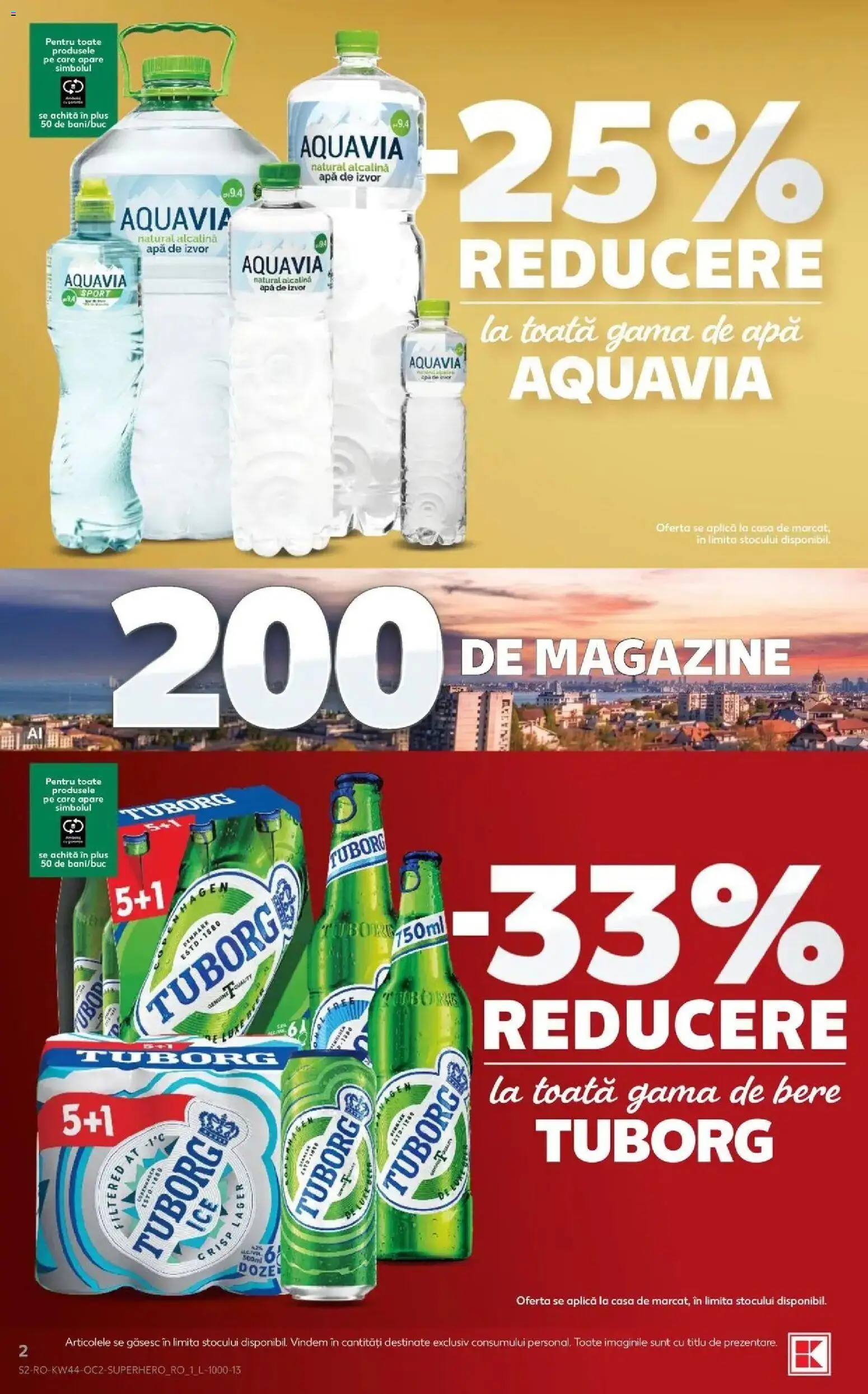 Catalog Kaufland 28 Octombrie - 2 Noiembrie 2026 | Pagina 2 | Produse: Aplică, Sport, Bere, Plus