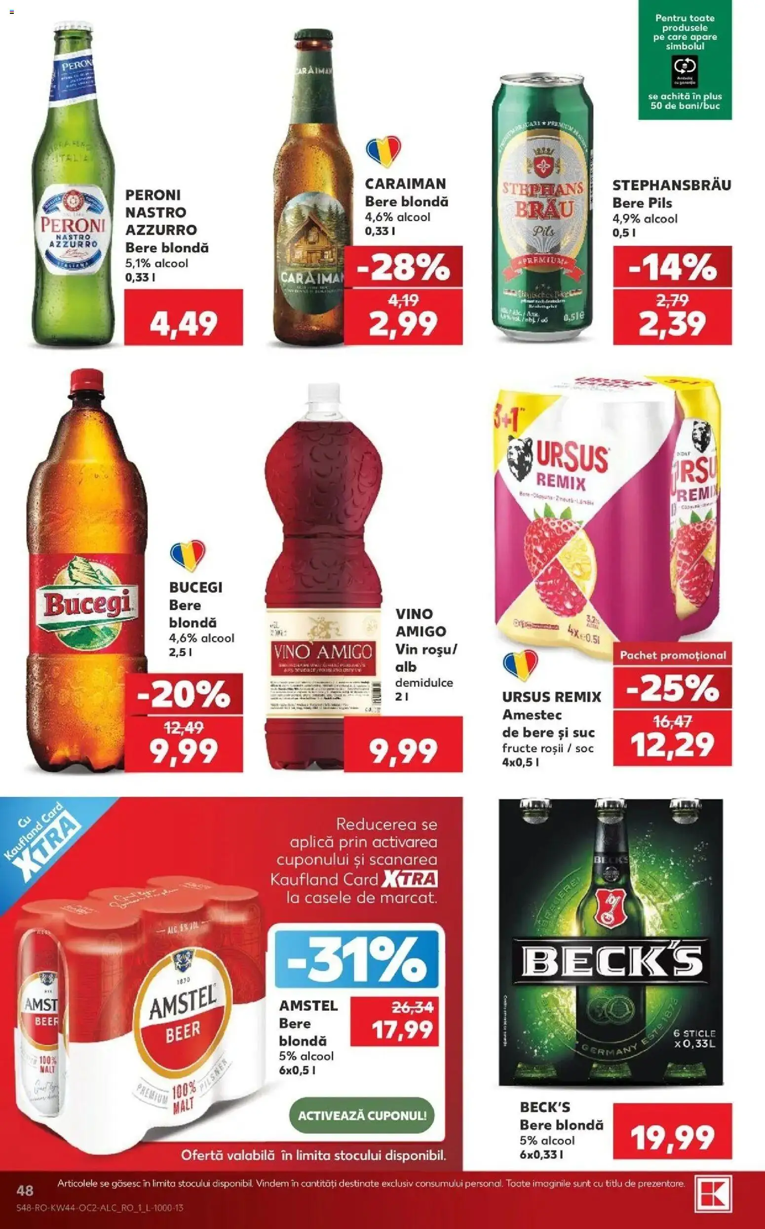 Catalog Kaufland 28 Octombrie - 2 Noiembrie 2026 | Pagina 48 | Produse: Ursus, Aplică, Vin, Fructe
