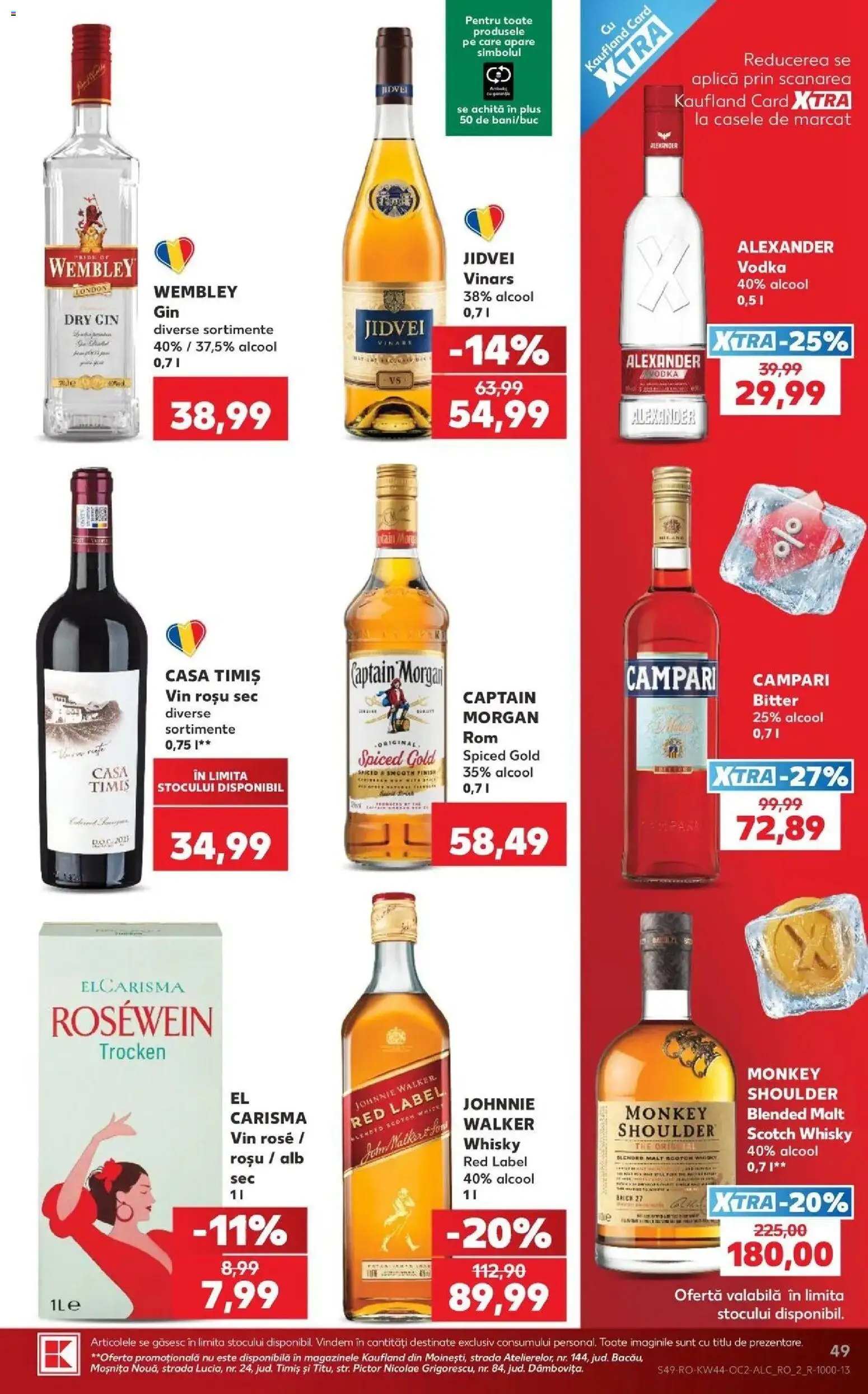 Catalog Kaufland 28 Octombrie - 2 Noiembrie 2026 | Pagina 49 | Produse: Campari, Scotch Whisky, Vin, Plus