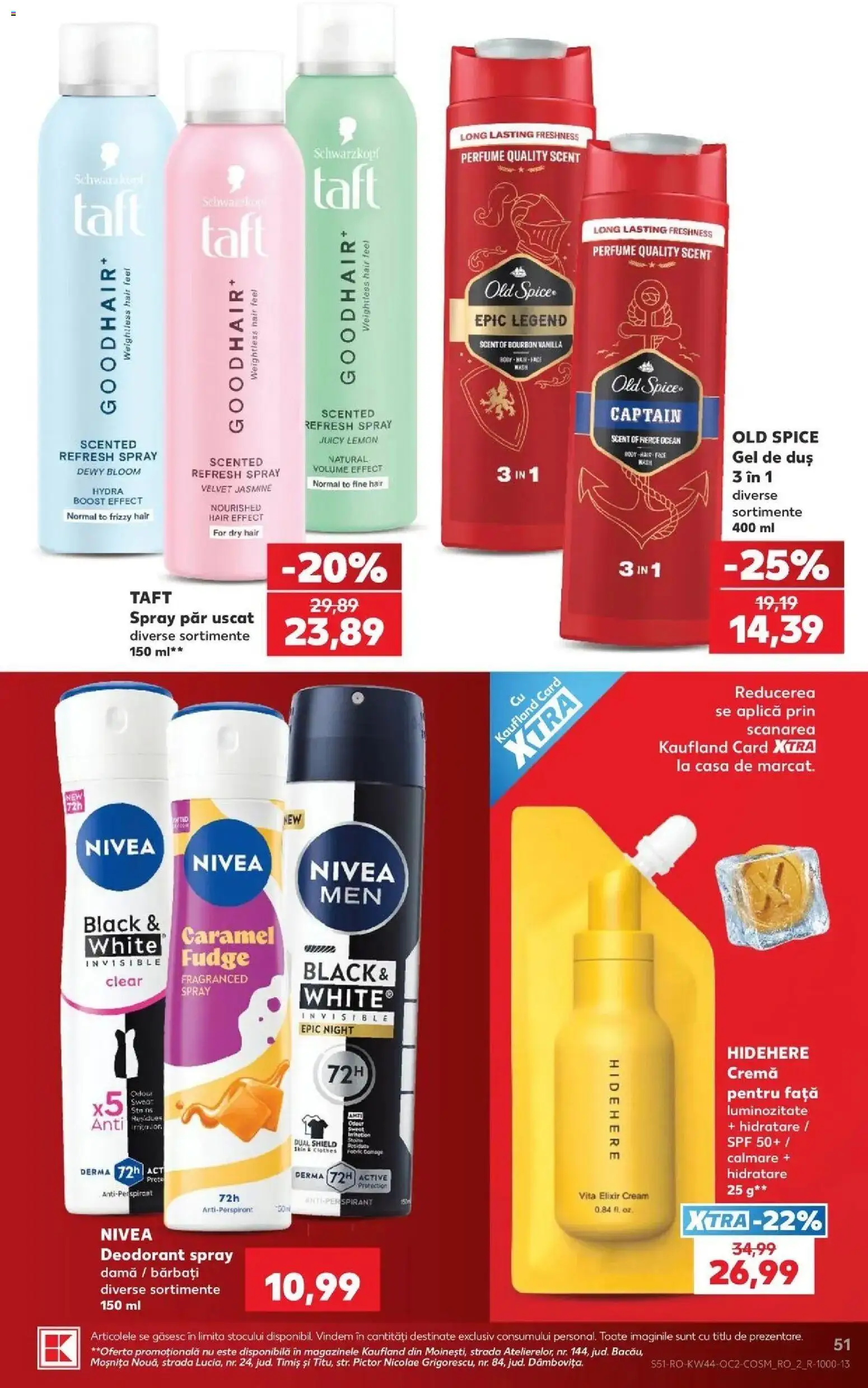 Catalog Kaufland 28 Octombrie - 2 Noiembrie 2026 | Pagina 51 | Produse: Elixir, Aplică, Deodorant, Antiperspirant