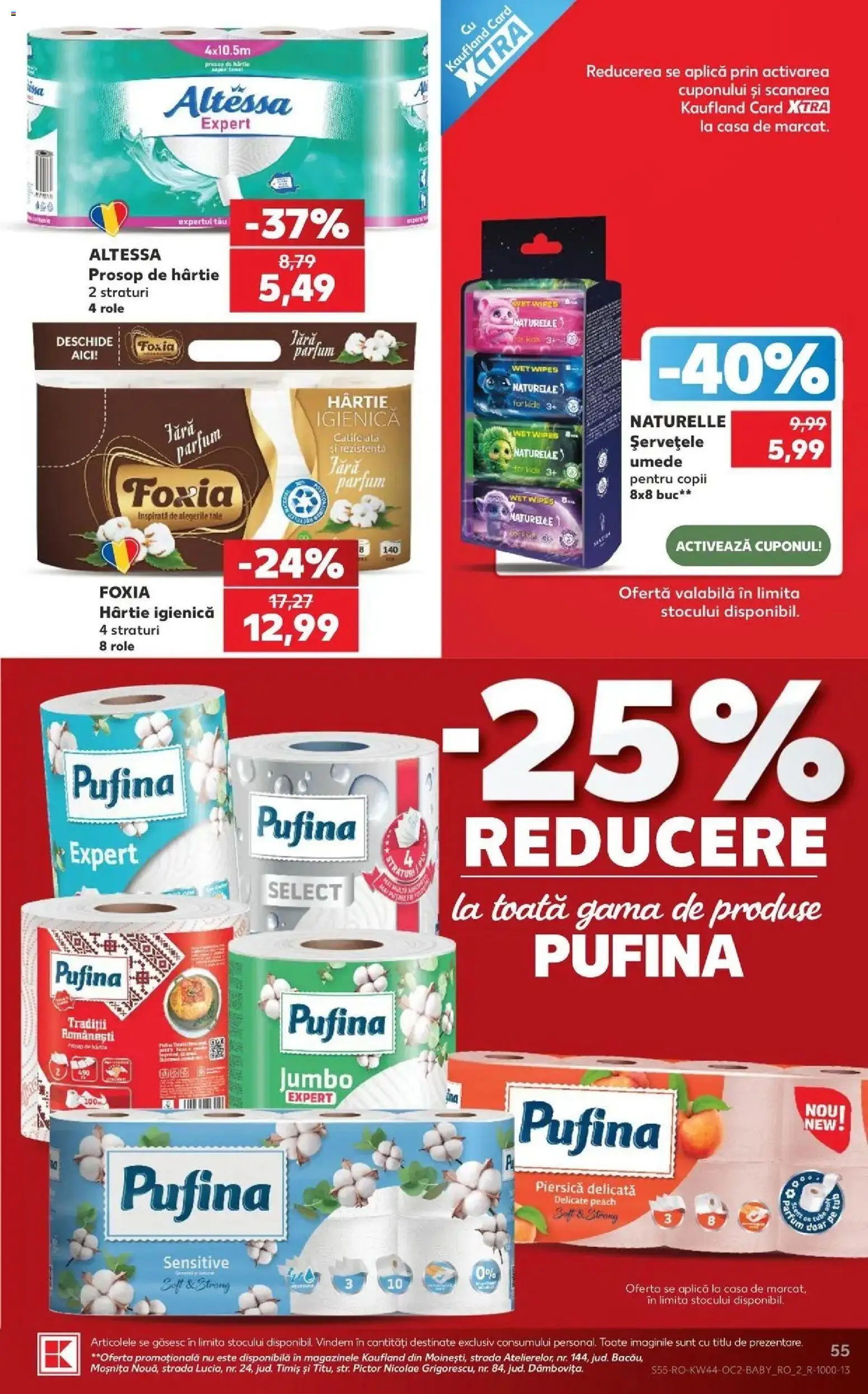 Catalog Kaufland 28 Octombrie - 2 Noiembrie 2026 | Pagina 55 | Produse: Piersică, Aplică, Role, Parfum
