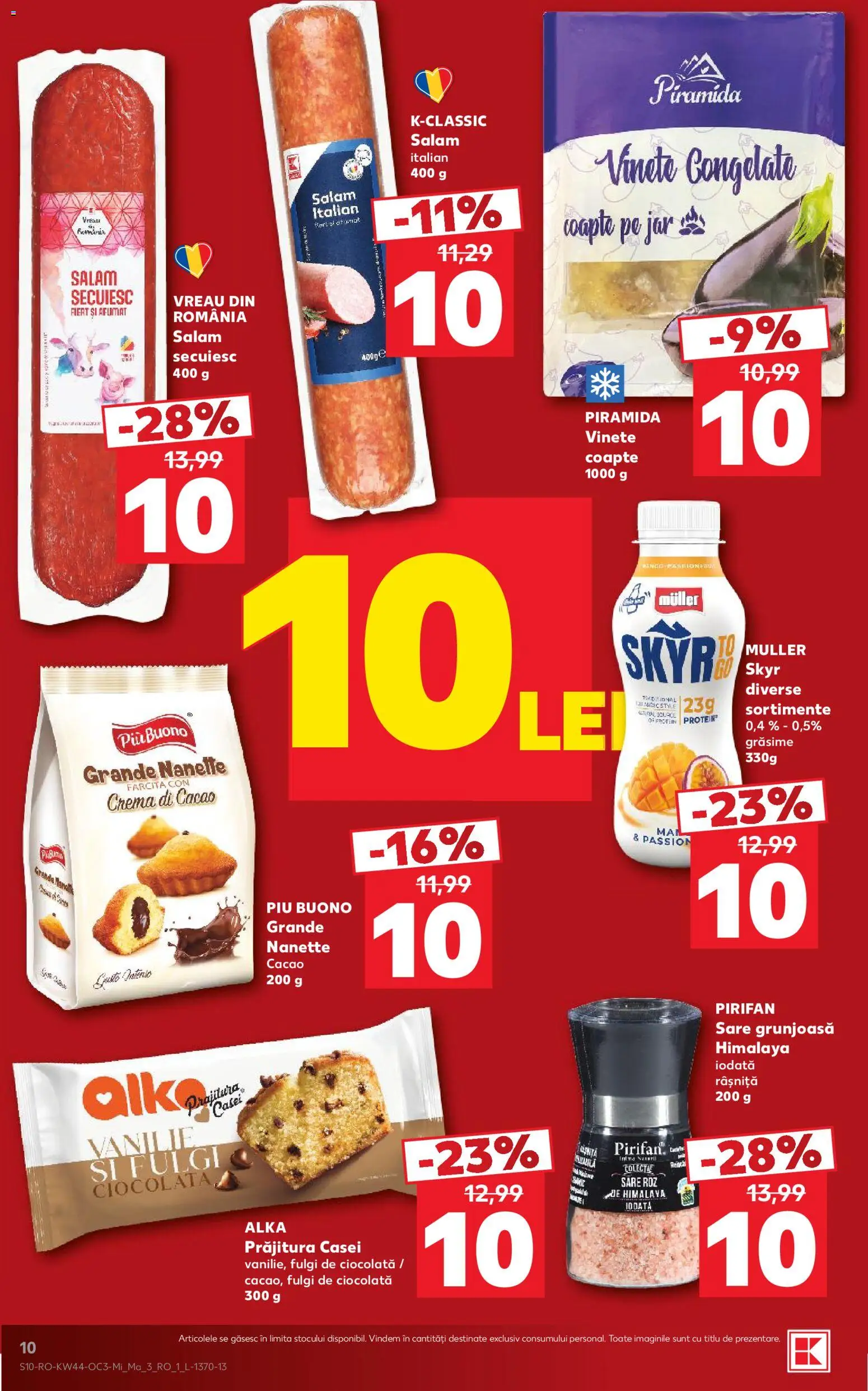Catalog Kaufland 28 Octombrie - 2 Noiembrie 2026 | Pagina 10 | Produse: Style, Cremă, Cacao, Sare