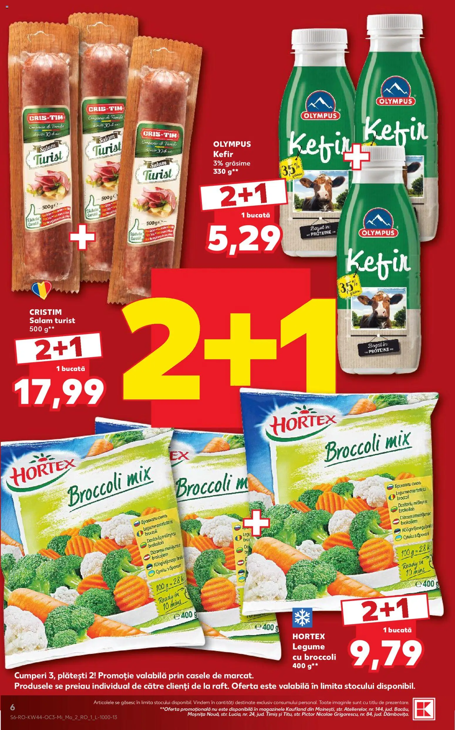 Catalog Kaufland 28 Octombrie - 2 Noiembrie 2026 | Pagina 6 | Produse: Proteine, Salam, Broccoli, Legume