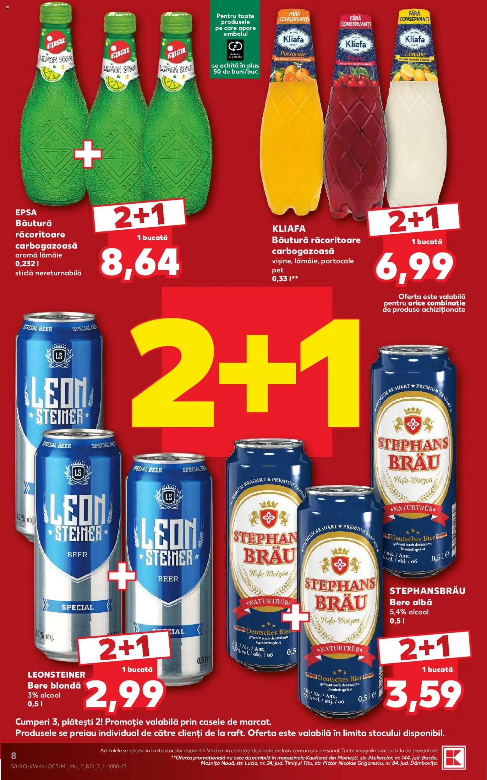Catalog Kaufland 28 Octombrie - 2 Noiembrie 2026 | Pagina 8 | Produse: Premium, Alba, Bautura racoritoare, Portocale