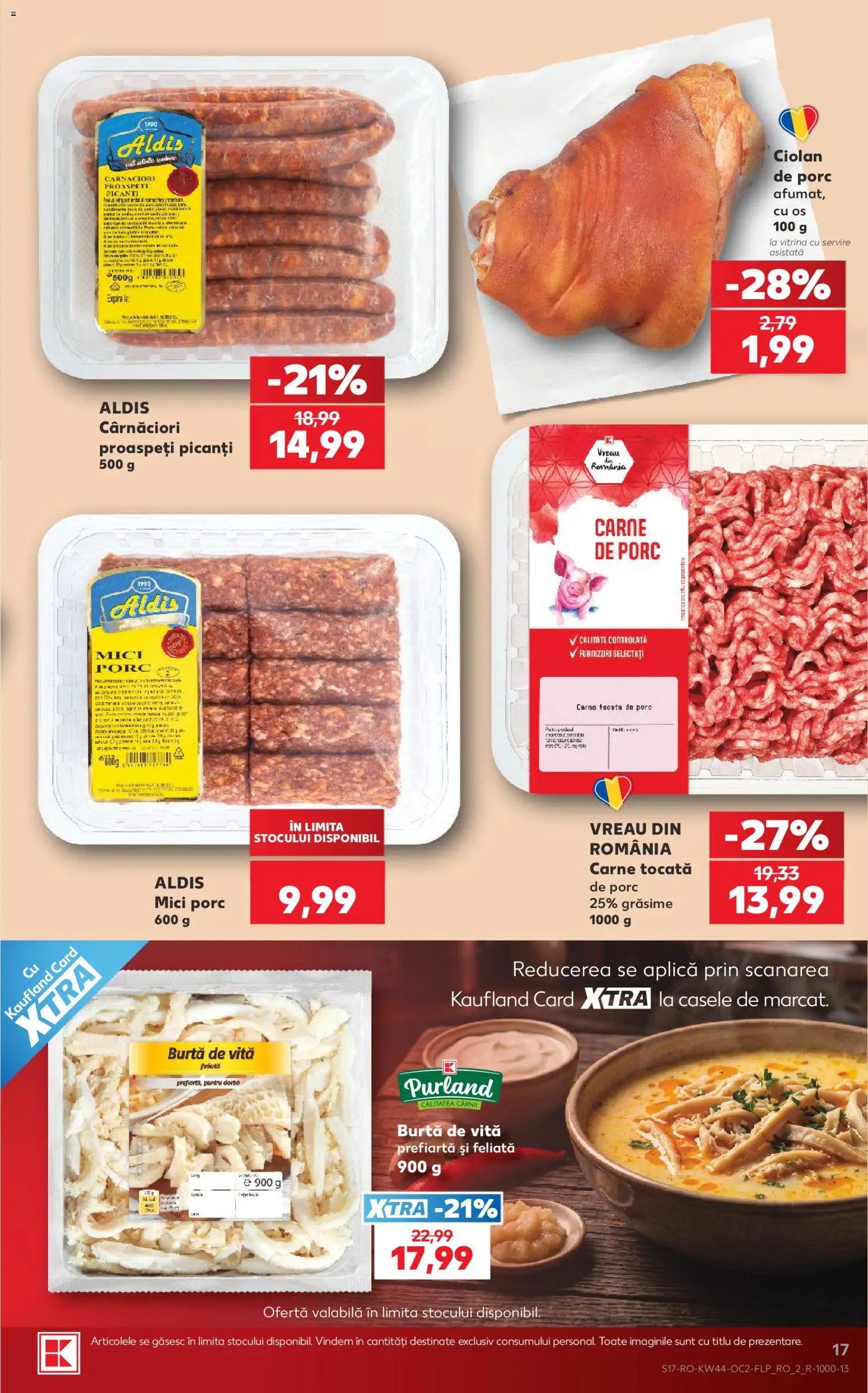 Catalog Kaufland 28 Octombrie - 2 Noiembrie 2026 | Pagina 17 | Produse: Vită, Aplică, Mici, Carne tocată