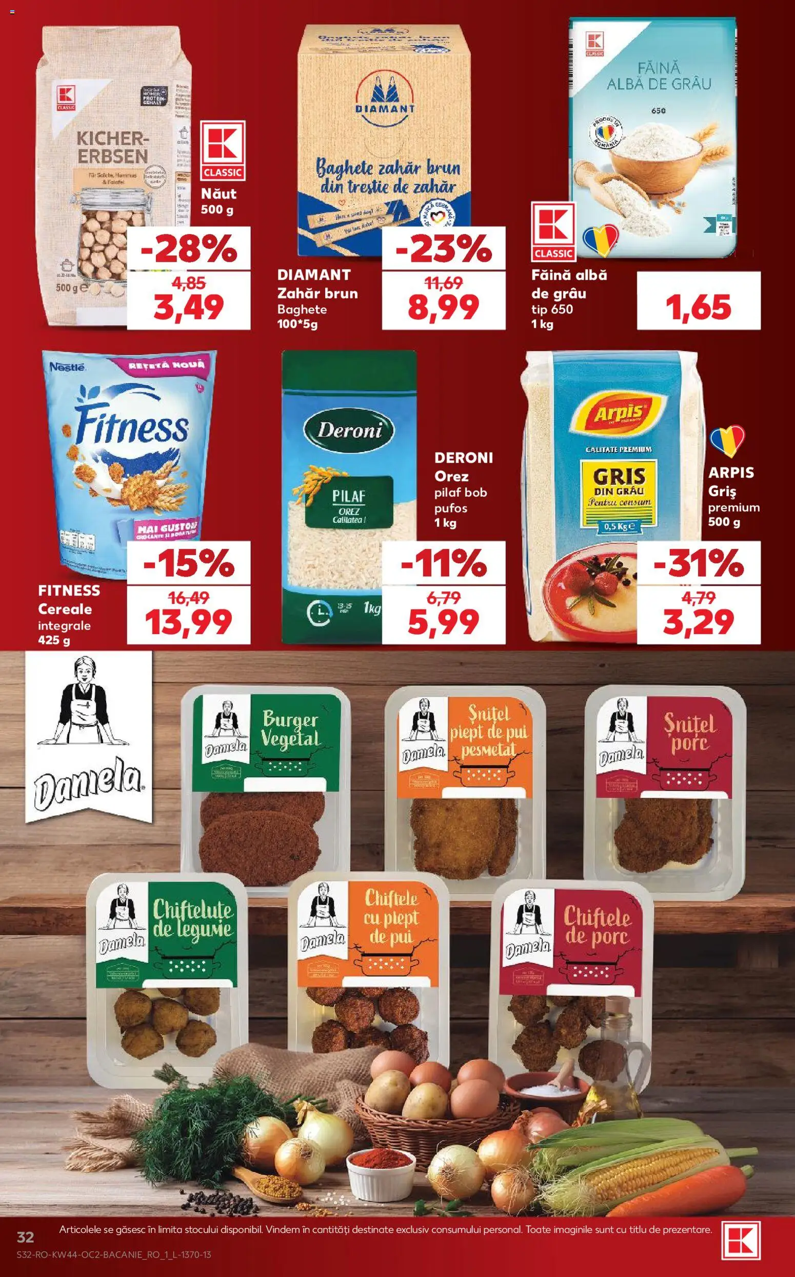 Catalog Kaufland 28 Octombrie - 2 Noiembrie 2026 | Pagina 32 | Produse: Premium, Alba, Pui, Făină