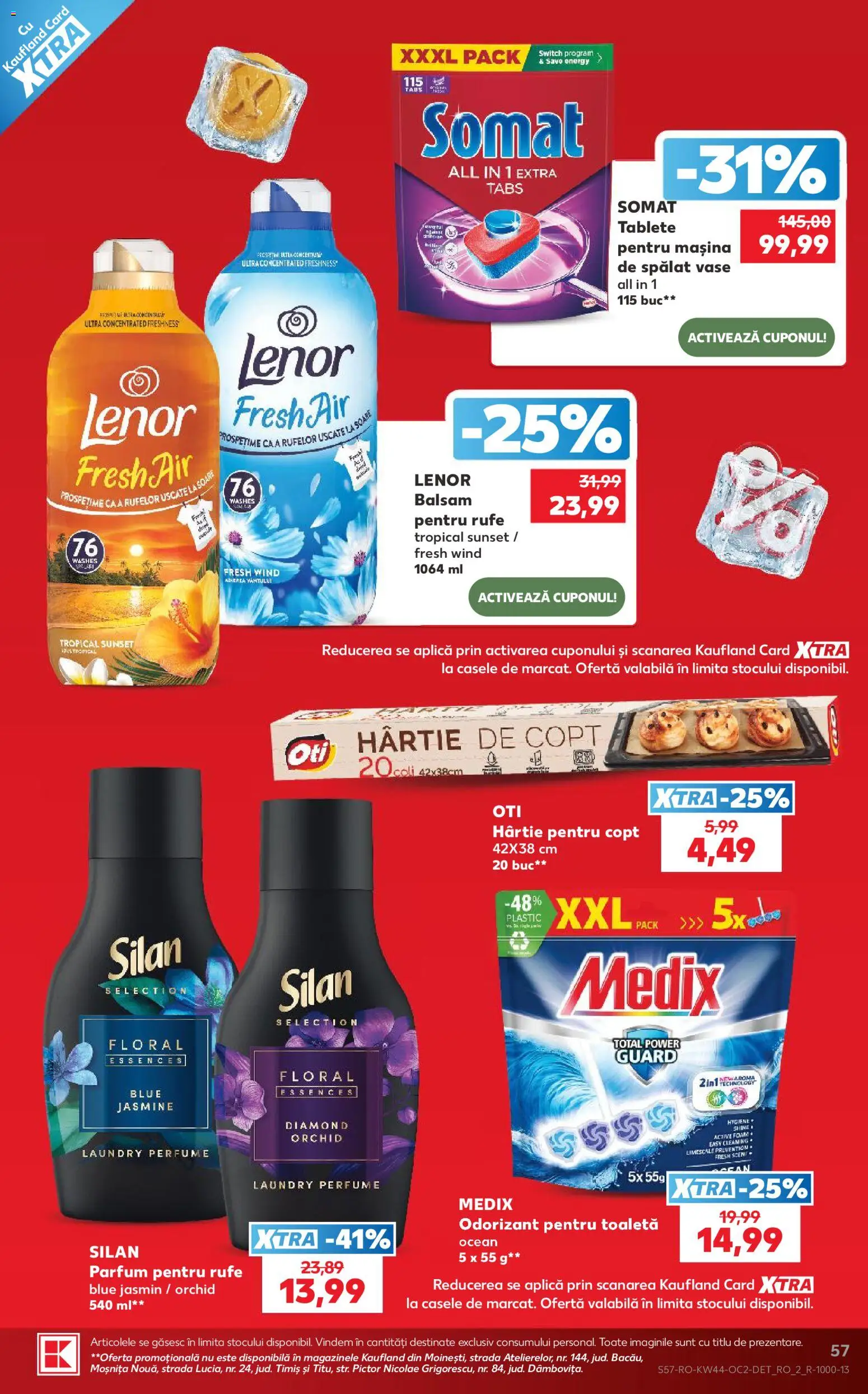 Catalog Kaufland 28 Octombrie - 2 Noiembrie 2026 | Pagina 57 | Produse: Silan, Toaletă, Parfum, Balsam