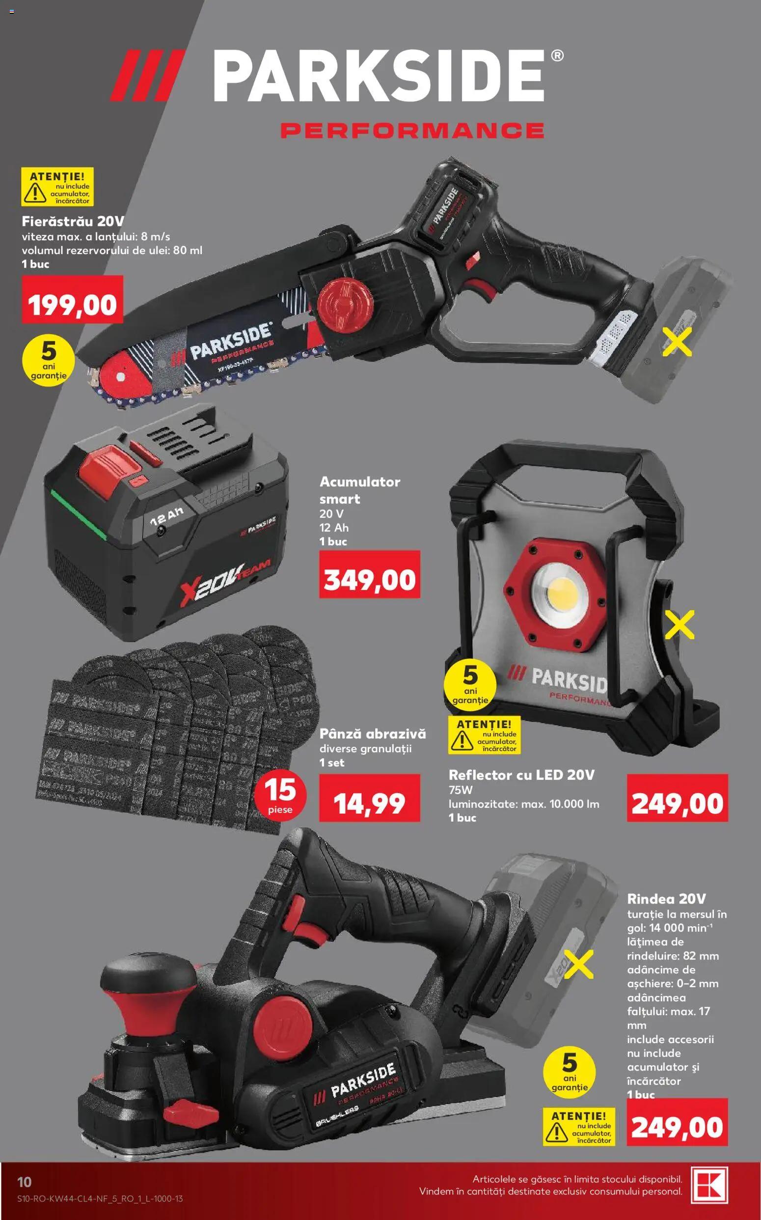Catalog Kaufland 28 Octombrie - 2 Noiembrie 2026 | Pagina 10 | Produse: Încărcător, Parkside, LED, Ulei