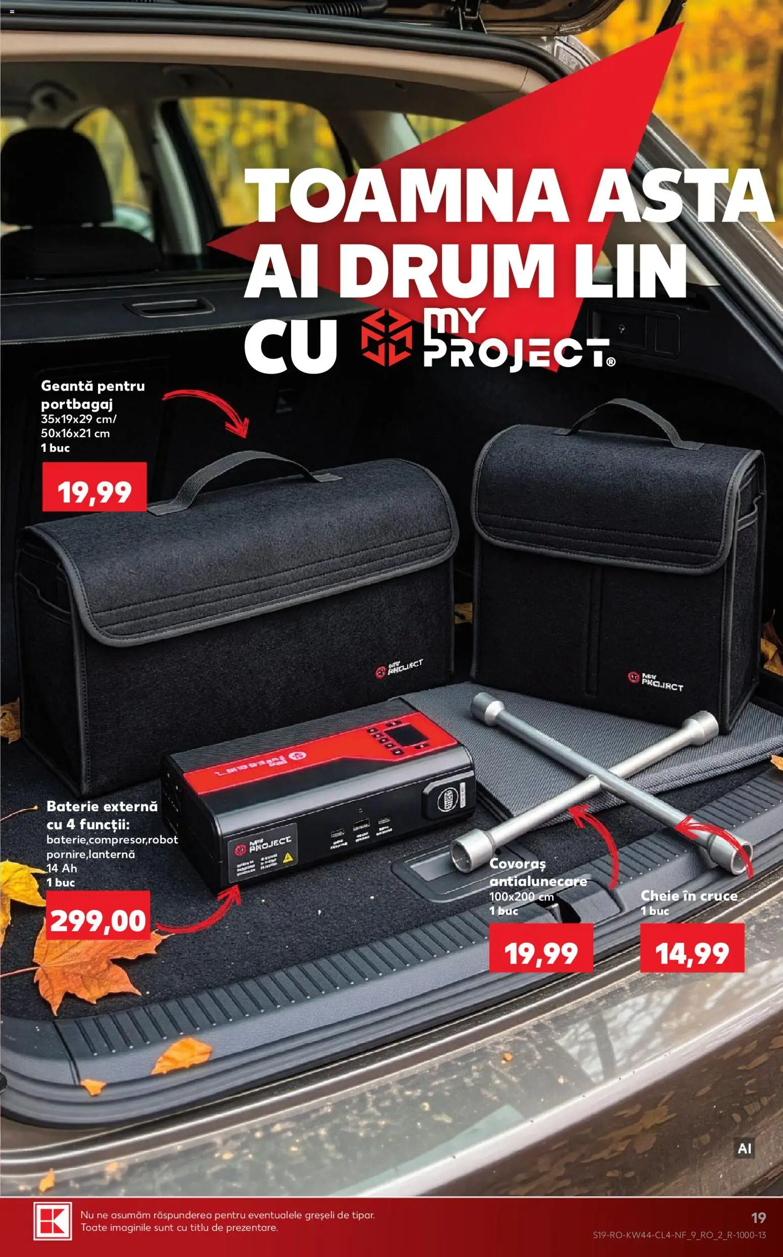 Catalog Kaufland 28 Octombrie - 2 Noiembrie 2026 | Pagina 19 | Produse: Geantă, Cheie, Baterie
