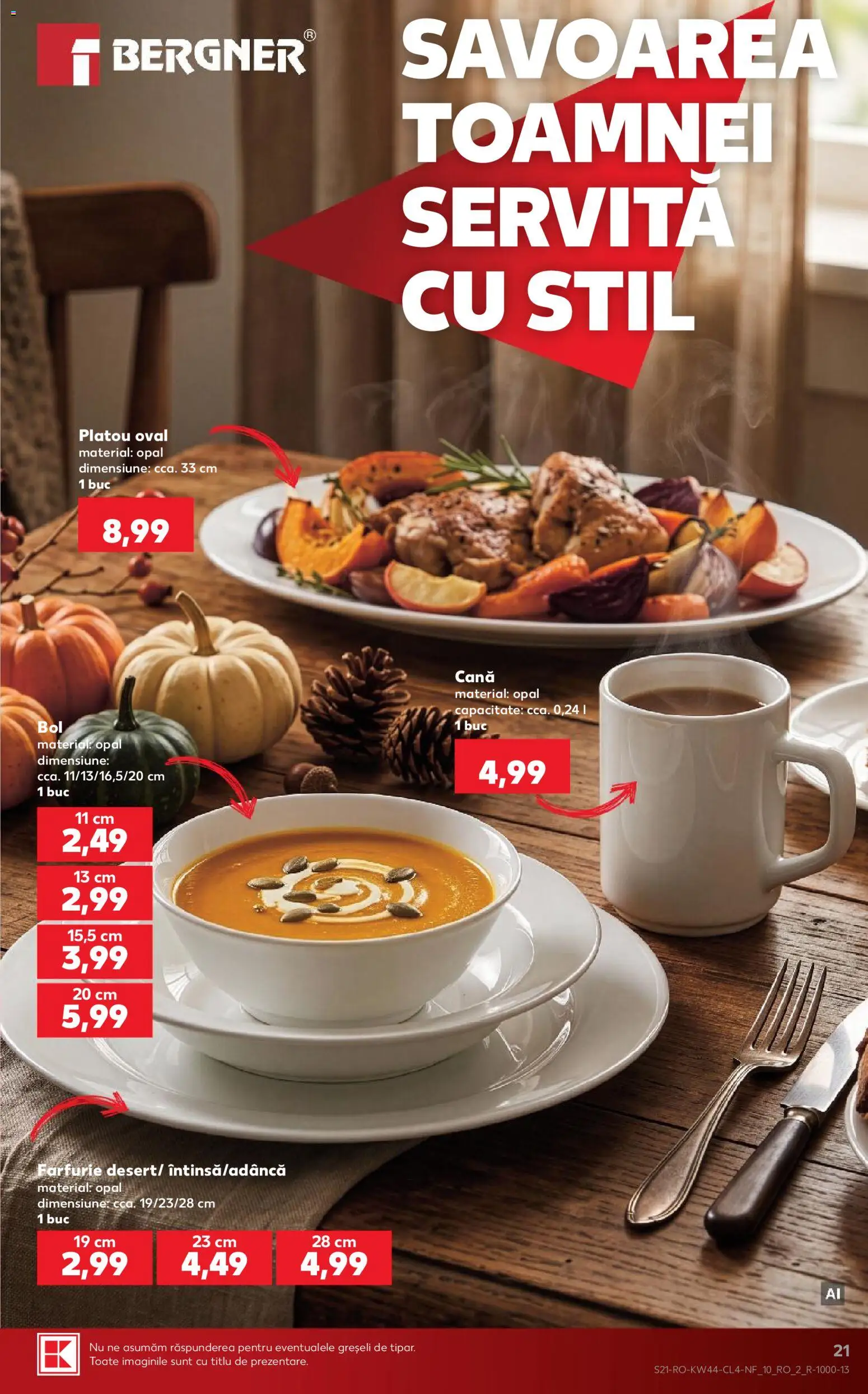 Catalog Kaufland 28 Octombrie - 2 Noiembrie 2026 | Pagina 21 | Produse: Farfurie