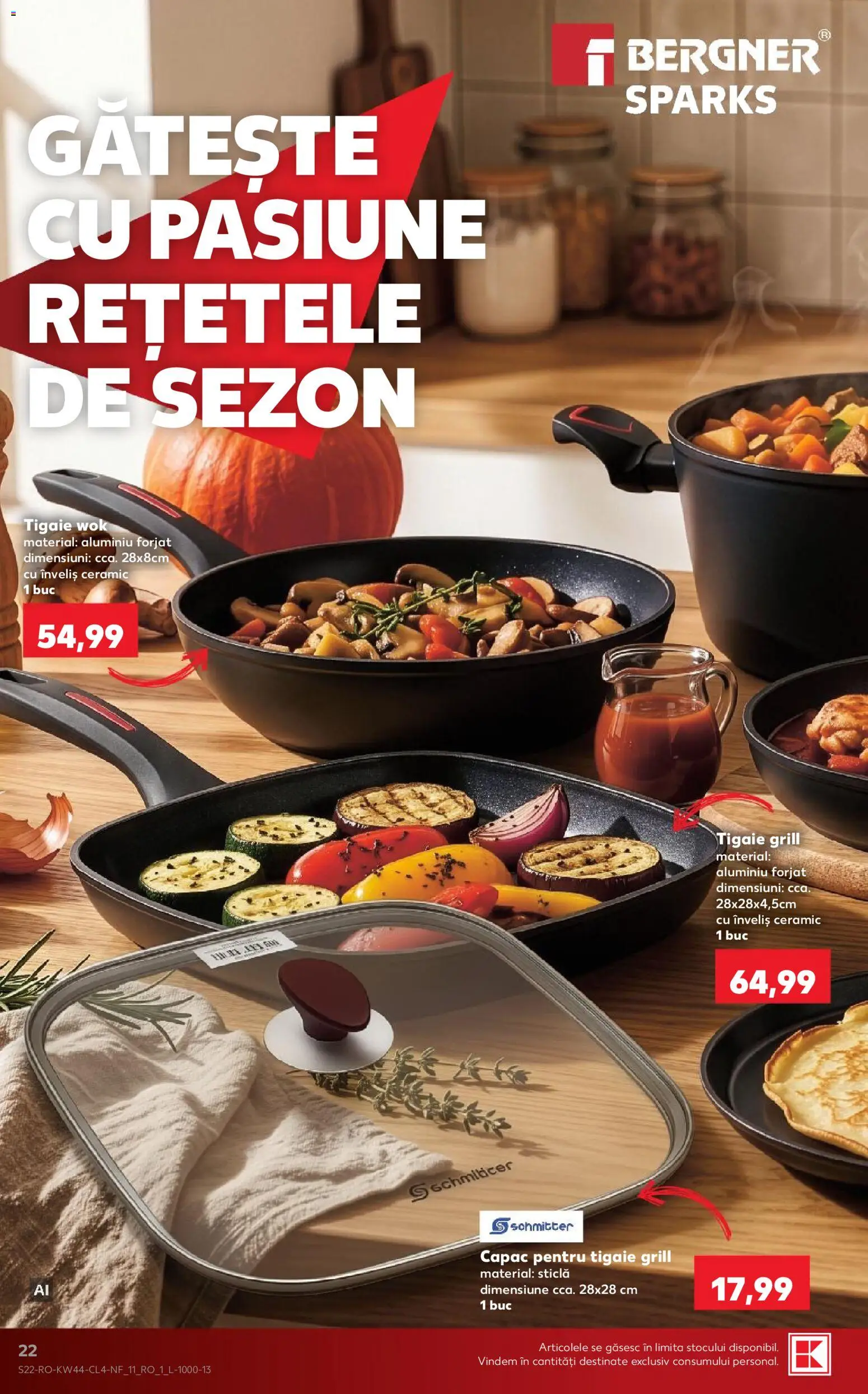 Catalog Kaufland 28 Octombrie - 2 Noiembrie 2026 | Pagina 22 | Produse: Tigaie, Grill