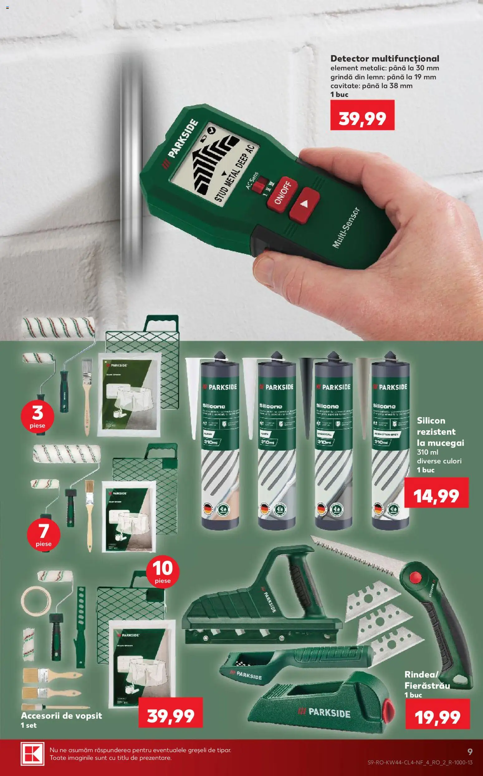 Catalog Kaufland 28 Octombrie - 2 Noiembrie 2026 | Pagina 9 | Produse: Parkside