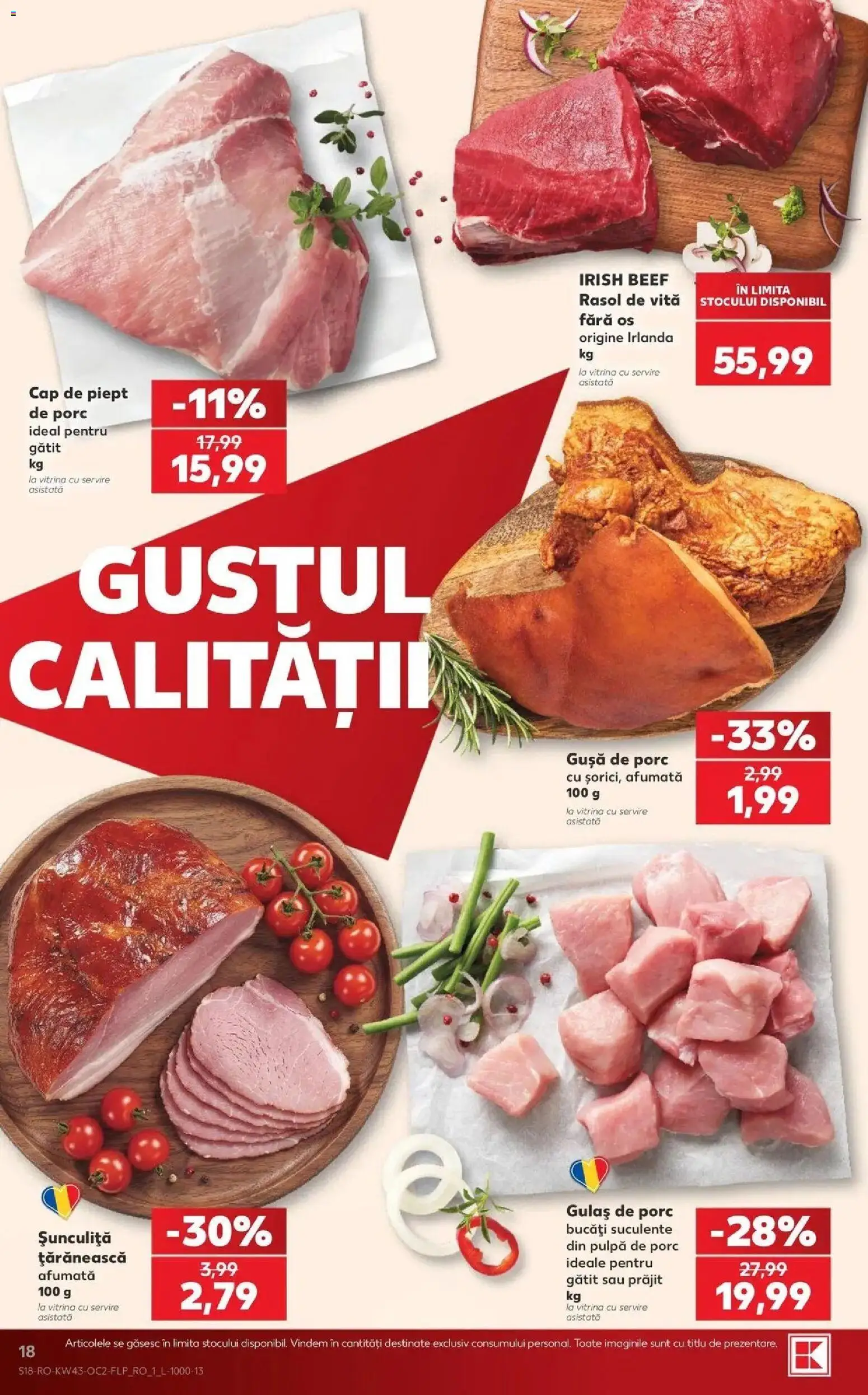 Catalog Kaufland 21 - 26 Octombrie 2026 | Pagina 18 | Produse: Vită, Vitrină, Gulaș, Rasol
