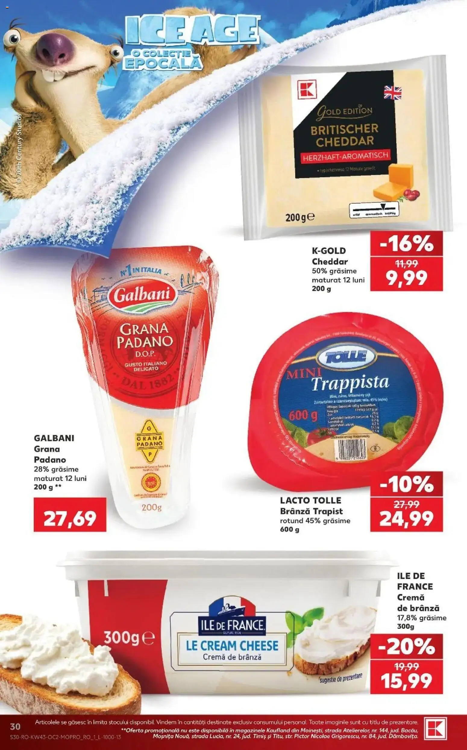 Catalog Kaufland 21 - 26 Octombrie 2026 | Pagina 30 | Produse: Brânză, Cremă, Cremă de brânză