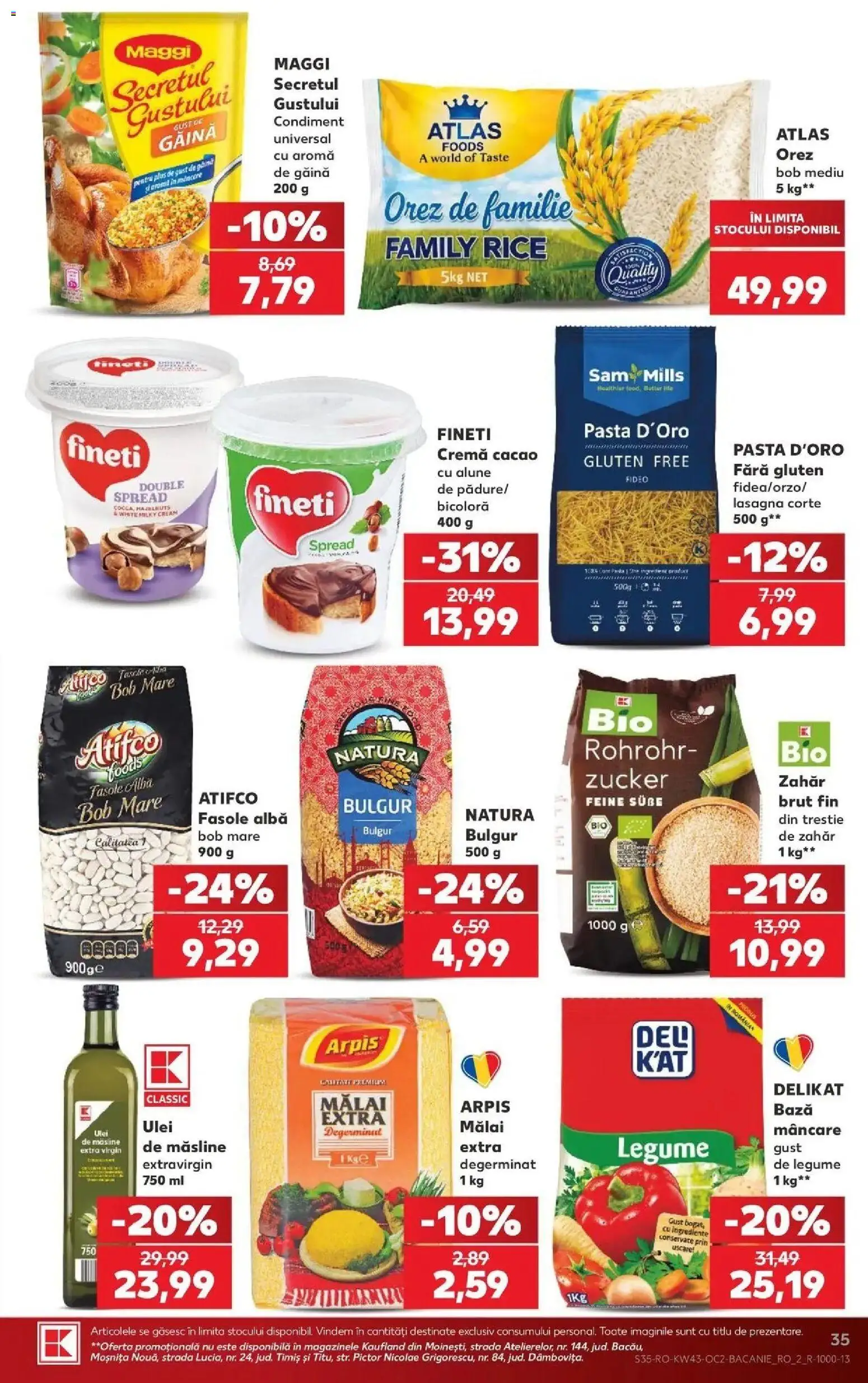 Catalog Kaufland 21 - 26 Octombrie 2026 | Pagina 35 | Produse: Alba, Mălai, Fasole albă, Plus