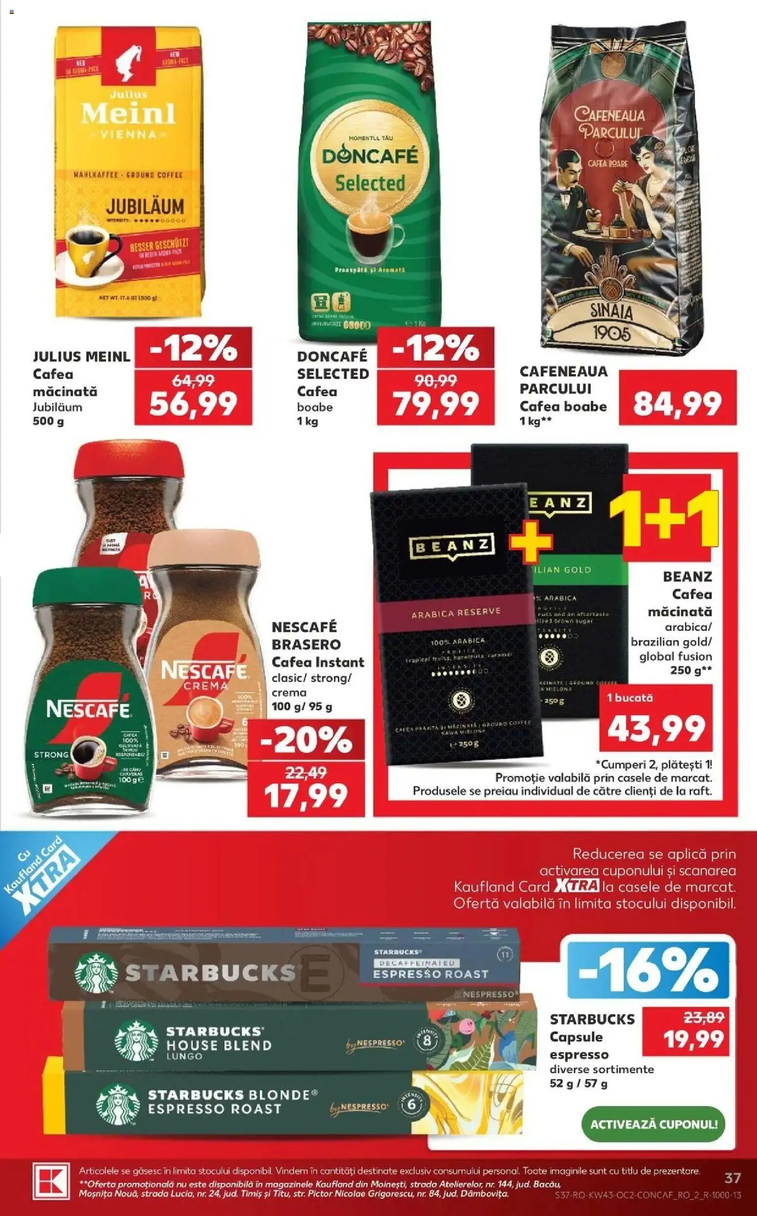 Catalog Kaufland 21 - 26 Octombrie 2026 | Pagina 37 | Produse: Doncafe, Cremă, Fusion, Căni