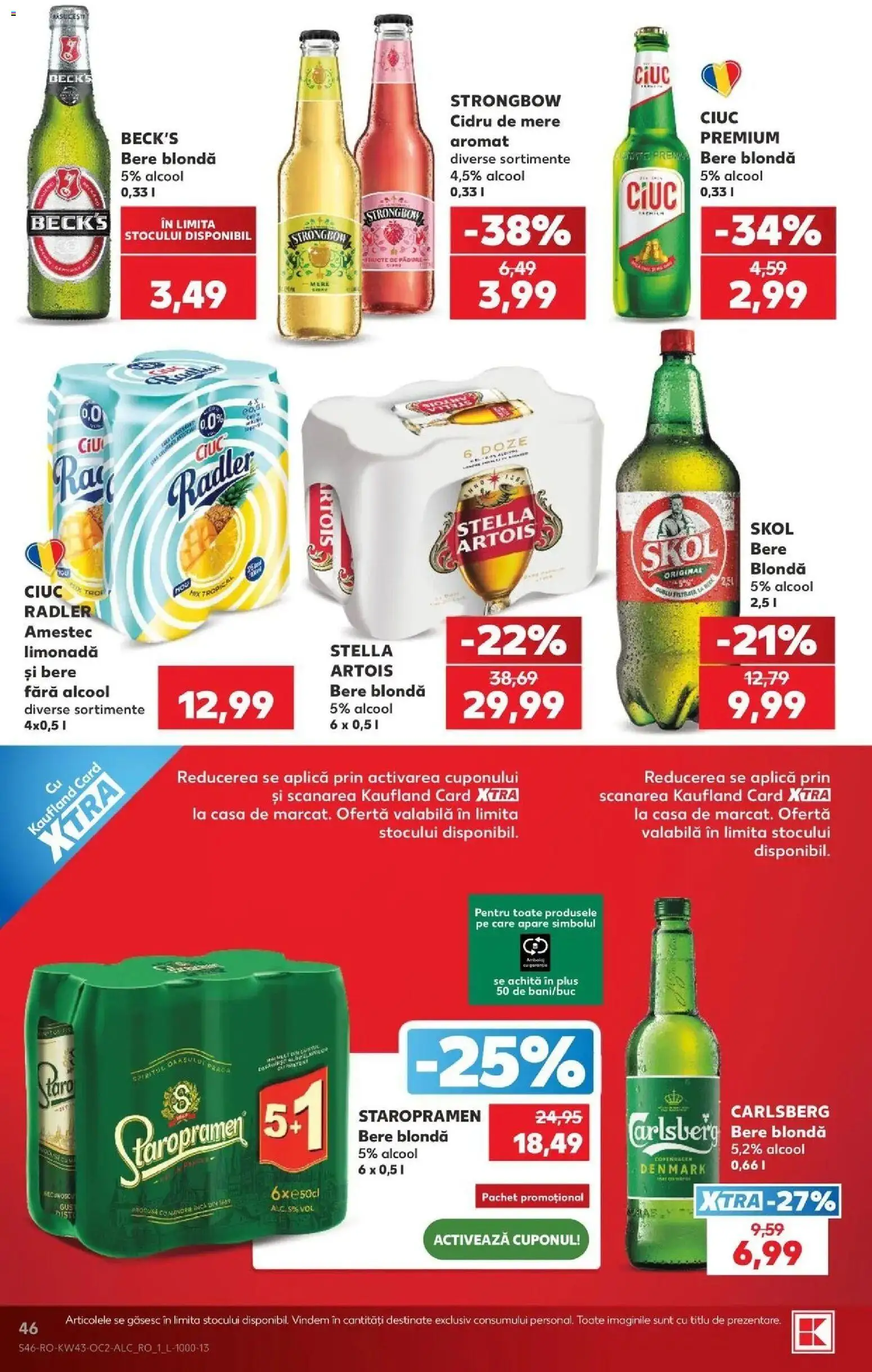 Catalog Kaufland 21 - 26 Octombrie 2026 | Pagina 46 | Produse: Limonada, Bere, Mere, Amestec