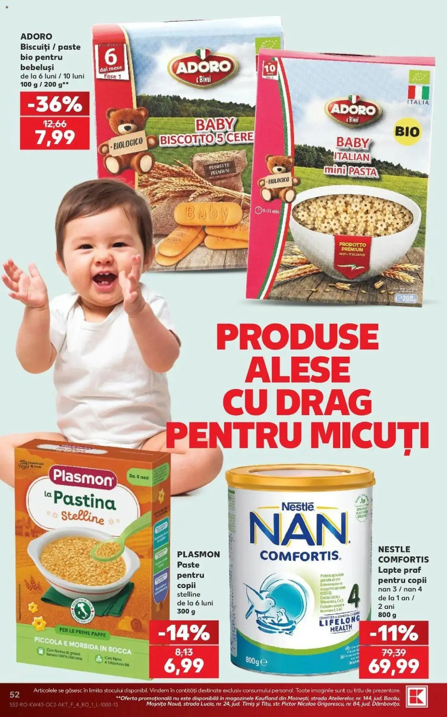 Catalog Kaufland 21 - 26 Octombrie 2026 | Pagina 52 | Produse: Bio, Proteine, Paste, Biscuiți