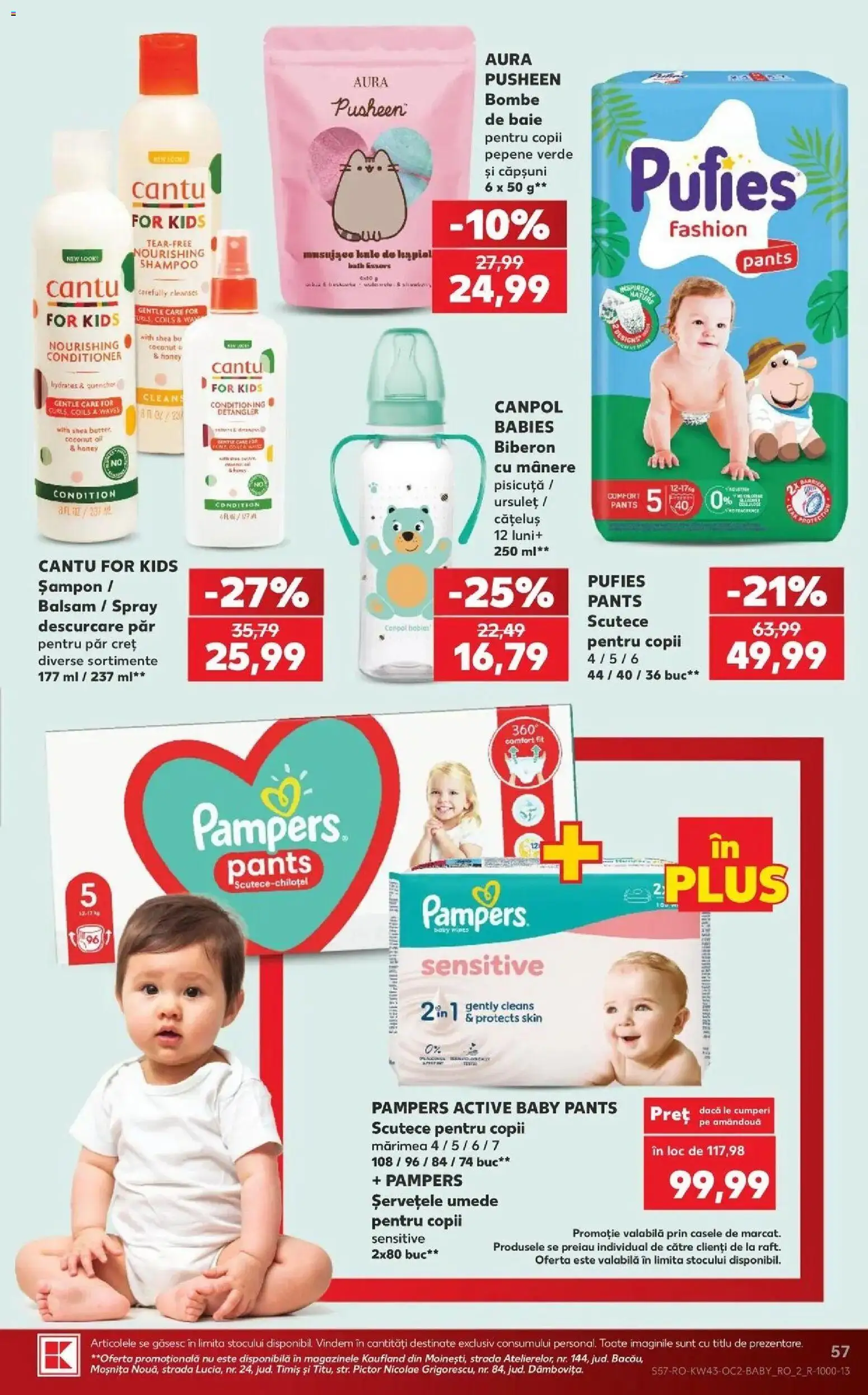 Catalog Kaufland 21 - 26 Octombrie 2026 | Pagina 57 | Produse: Mânere, Baby, Pampers, Scutece