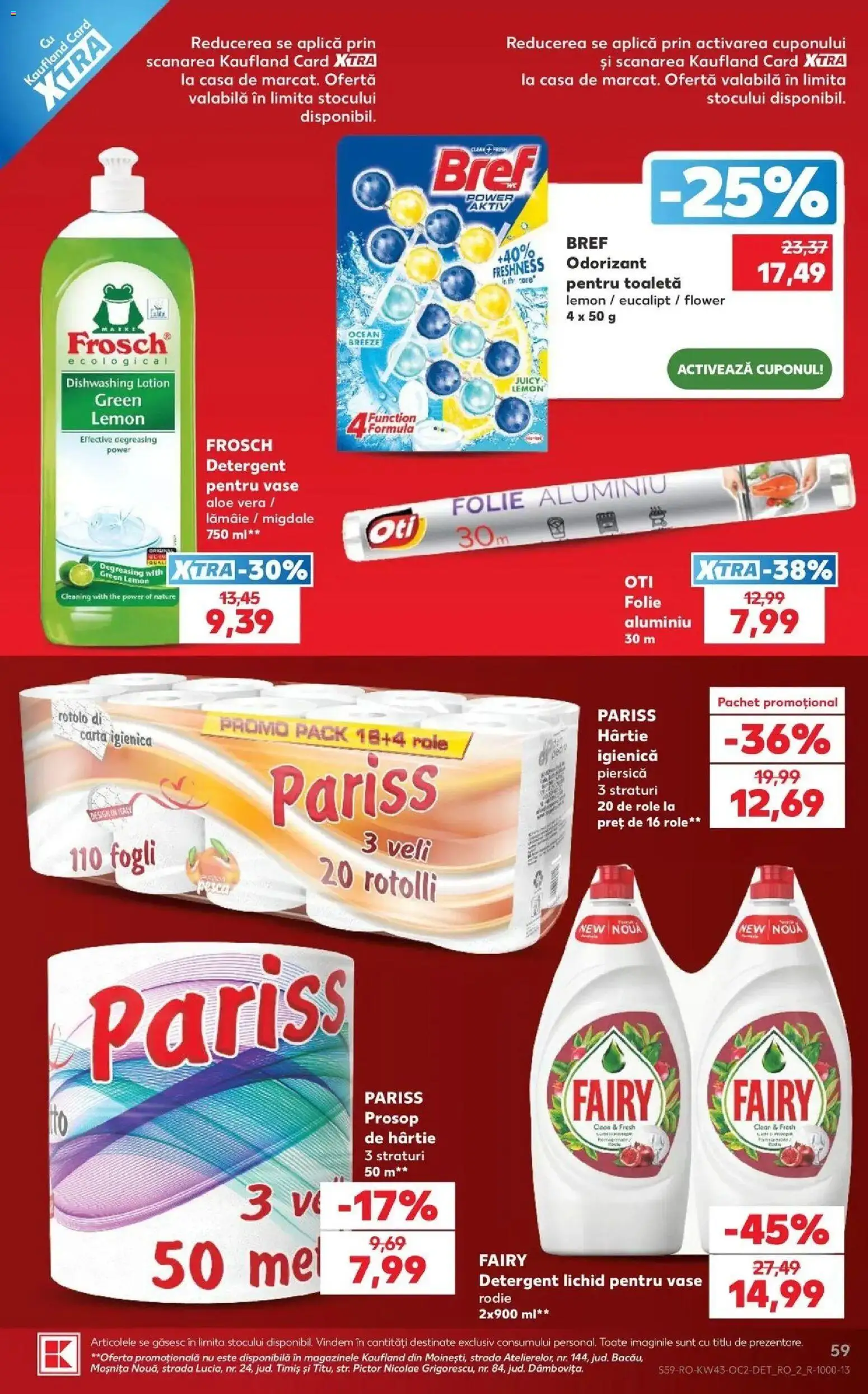 Catalog Kaufland 21 - 26 Octombrie 2026 | Pagina 59 | Produse: Role, Migdale, Detergent, Lămâie