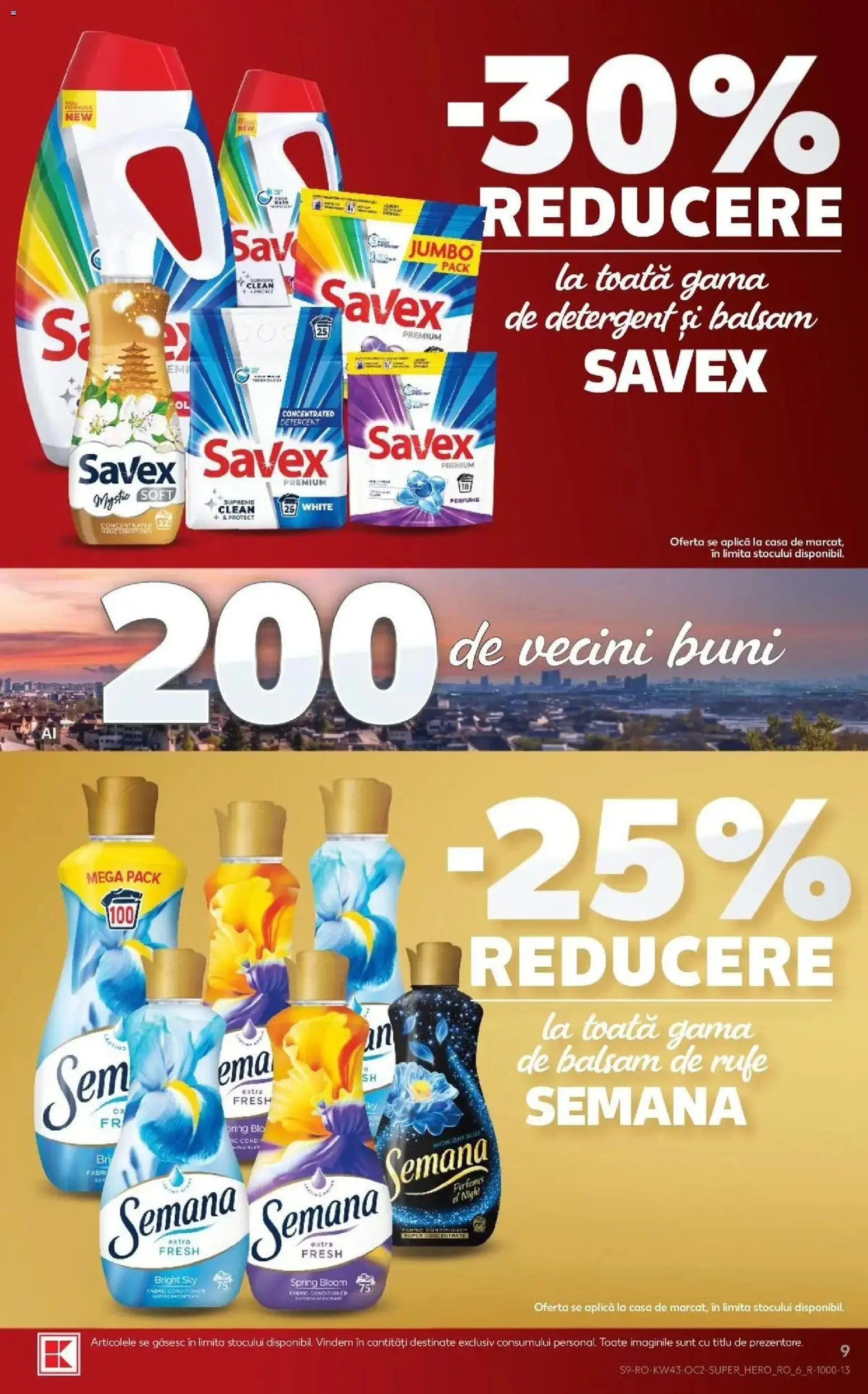 Catalog Kaufland 21 - 26 Octombrie 2026 | Pagina 9 | Produse: Premium, Clean, Aplică, Balsam de rufe