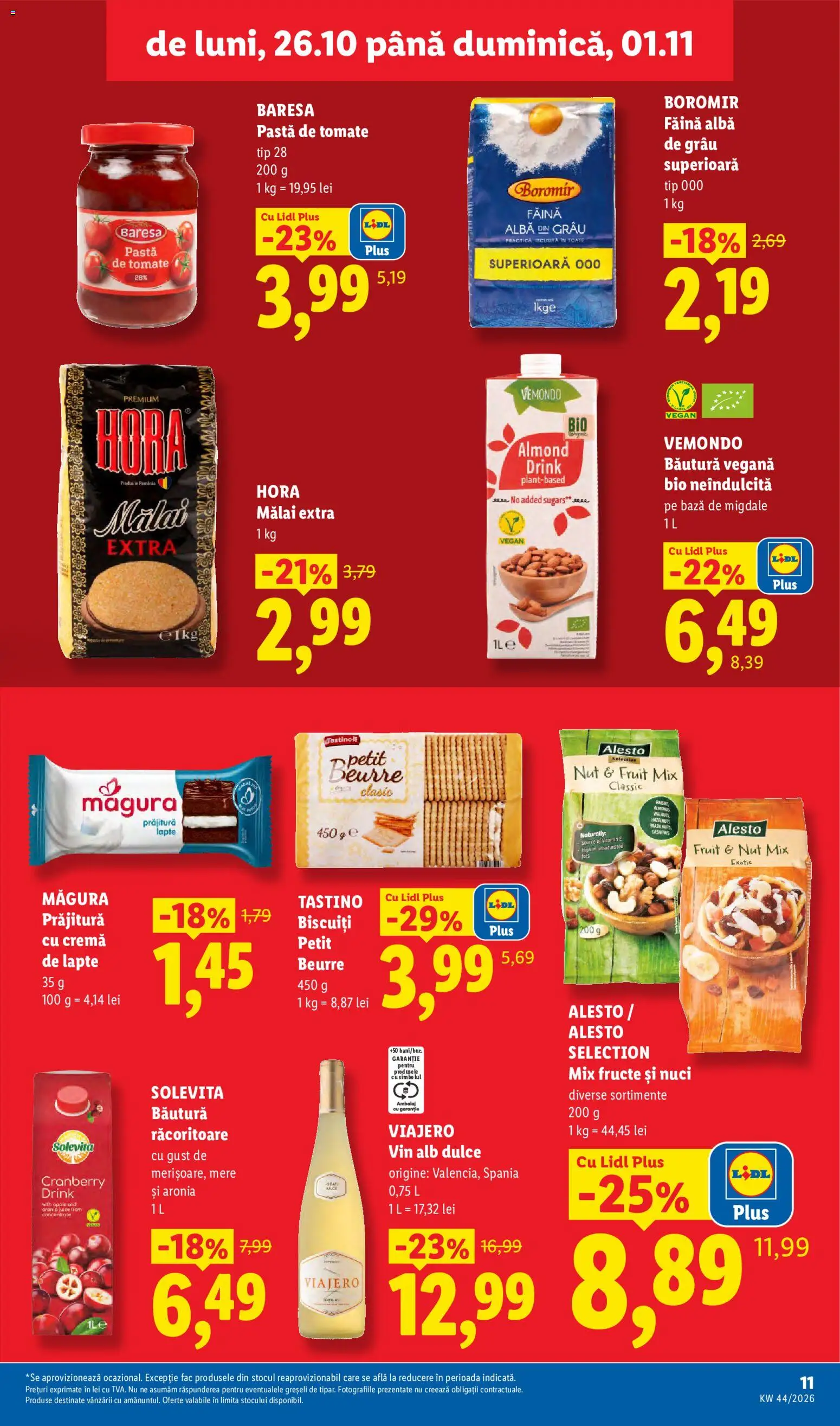 Catalog LIDL 26 - 31 Octombrie 2026 | Pagina 11 | Produse: Premium, Vin alb, Migdale, Vin