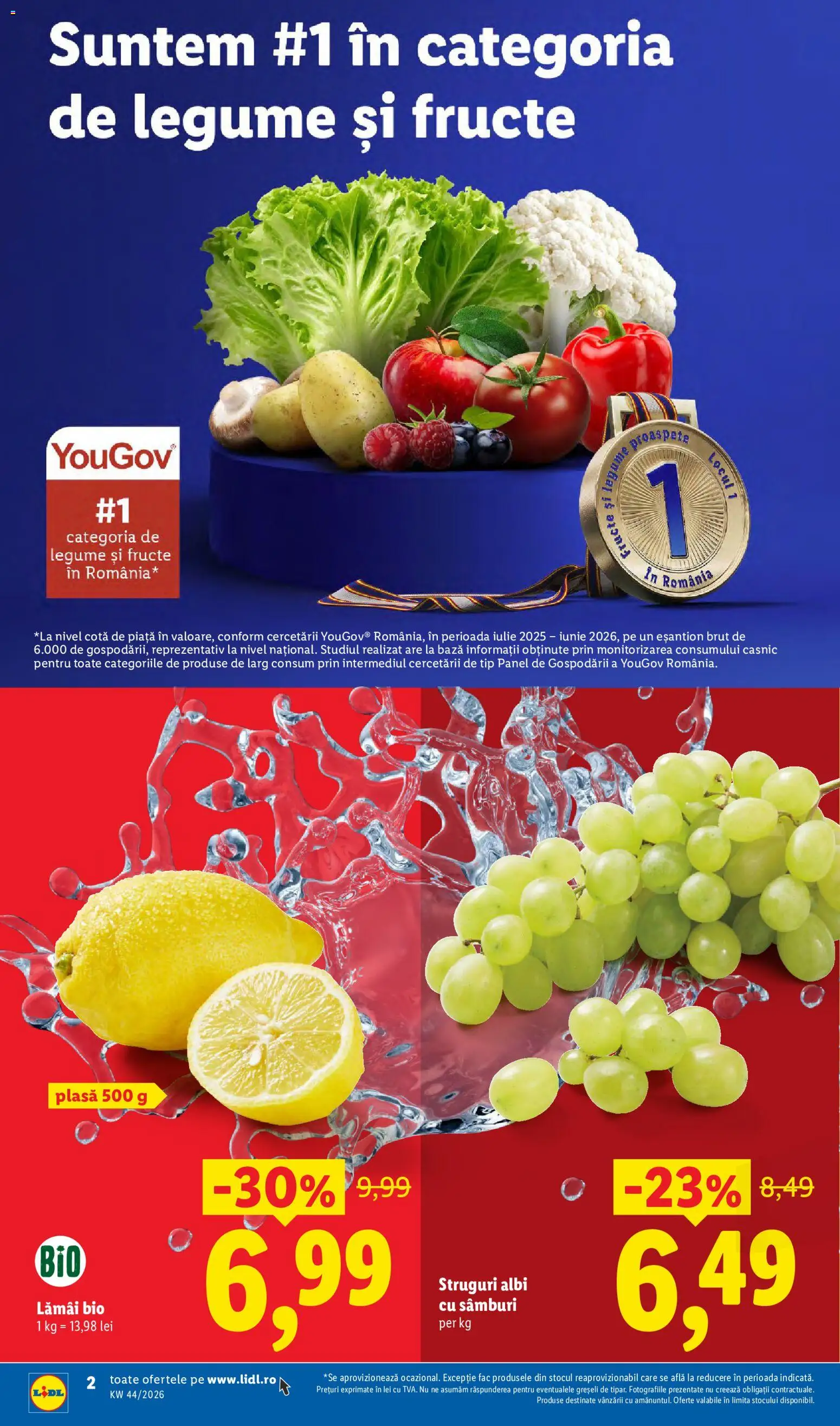 Catalog LIDL 26 - 31 Octombrie 2026 | Pagina 2 | Produse: Bio, Lamai, Legume, Fructe