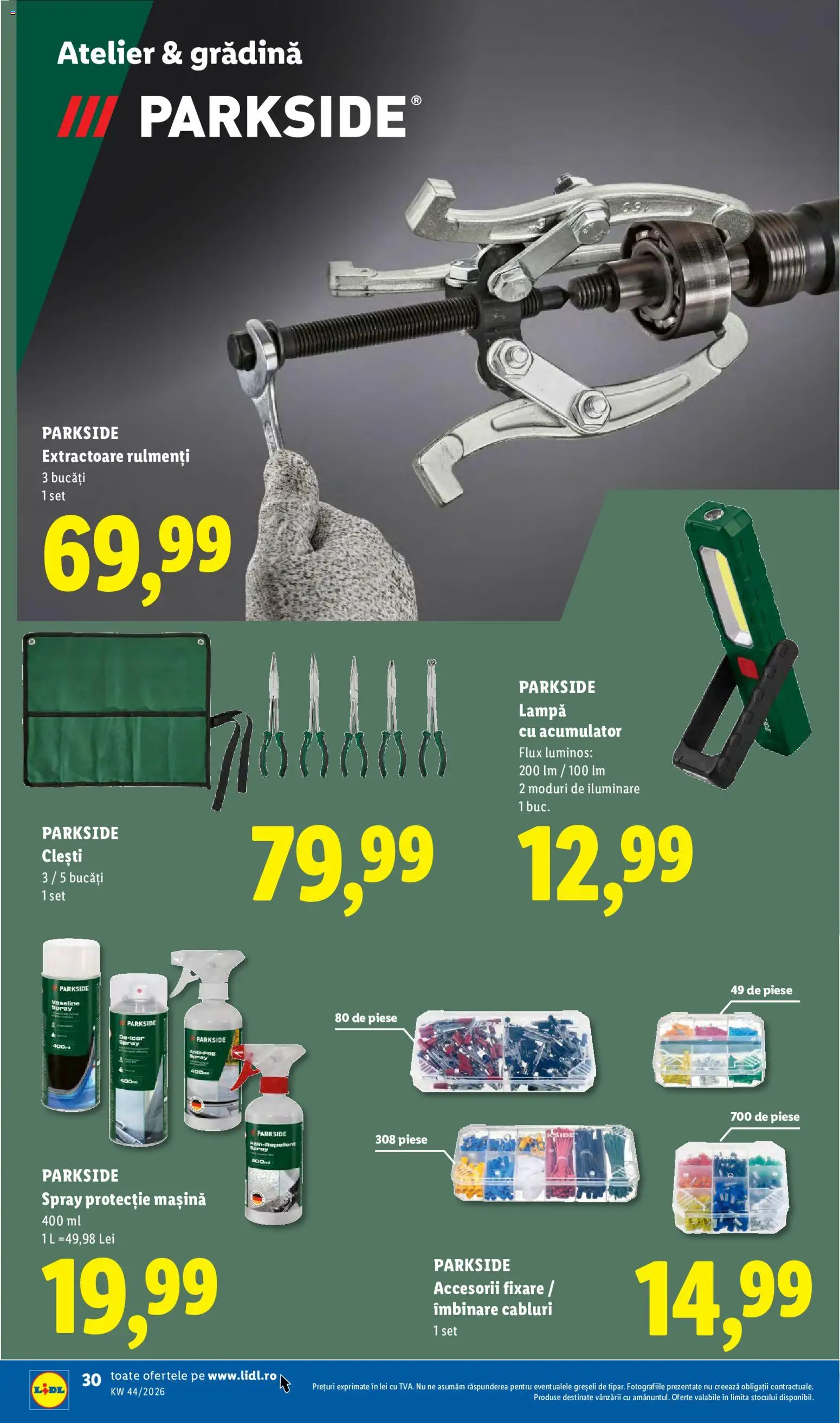 Catalog LIDL 26 - 31 Octombrie 2026 | Pagina 30 | Produse: Gradina, Parkside, Lampă