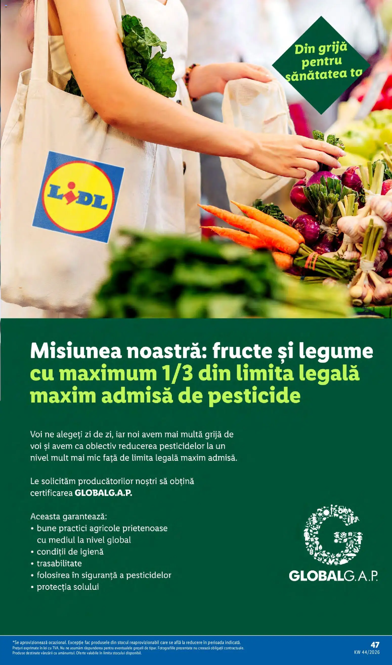 Catalog LIDL 26 - 31 Octombrie 2026 | Pagina 47 | Produse: Legume, Fructe
