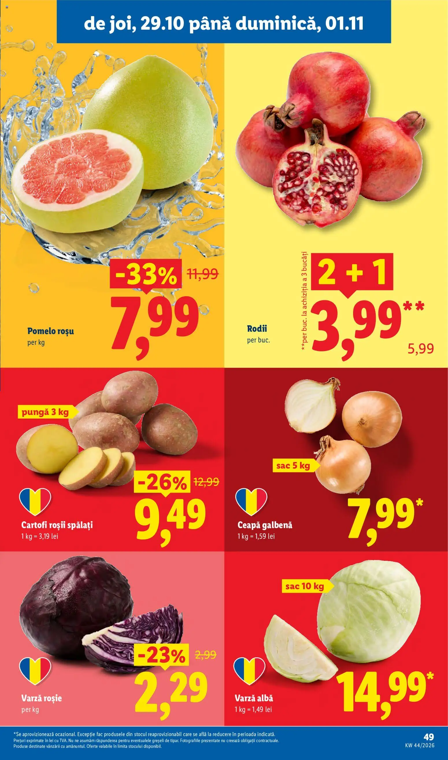 Catalog LIDL 26 - 31 Octombrie 2026 | Pagina 49 | Produse: Alba, Roșii, Cartofi, Ceapă
