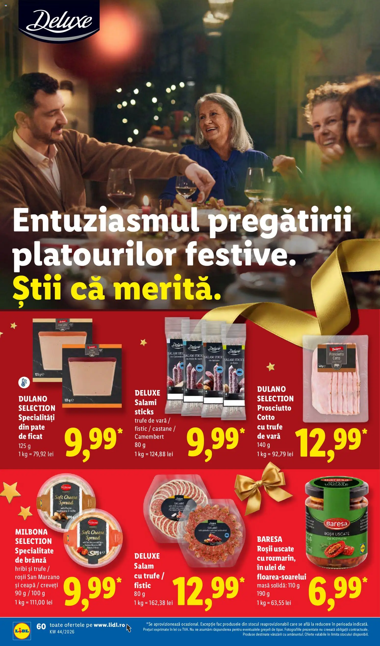 Catalog LIDL 26 - 31 Octombrie 2026 | Pagina 60 | Produse: Masă, Roșii, Fistic, Deluxe